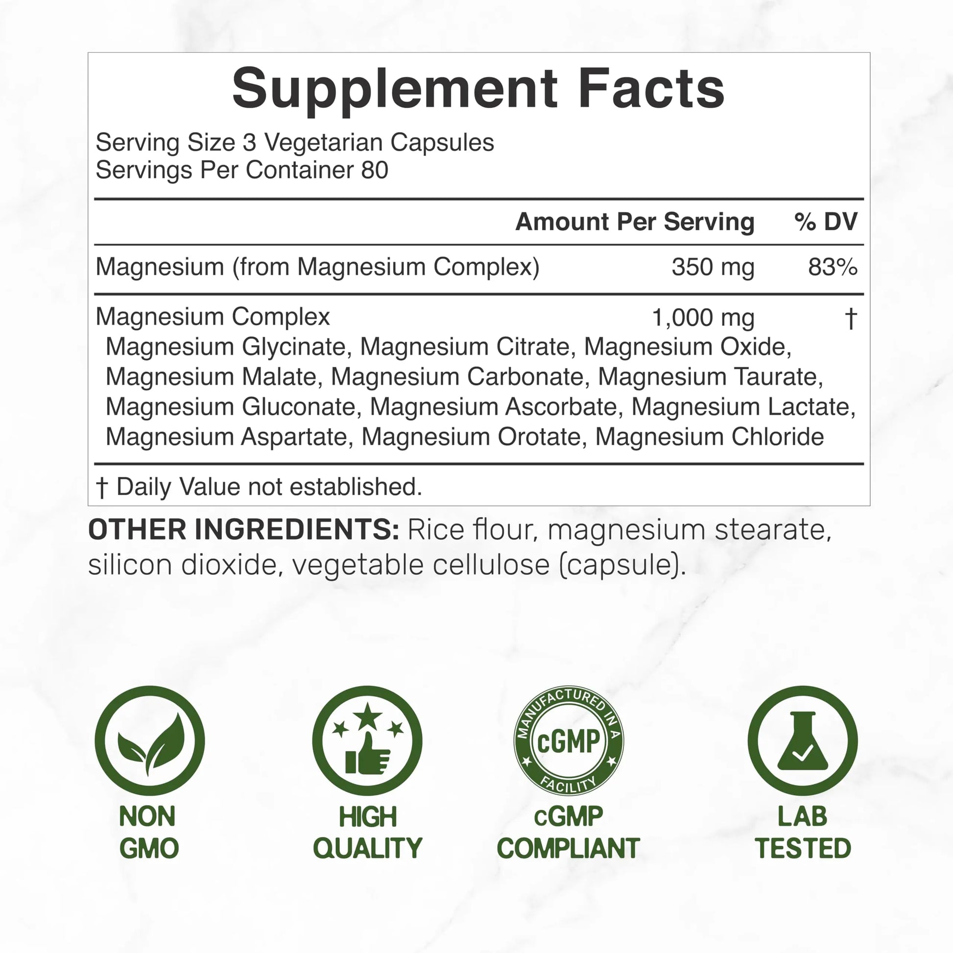 12‑in‑1 Magnesium Complex for Women 1,000 mg, 240 Vegetarian Capsules | Magnesium Glycinate, Citrate, Malate, Taurate, Orotate, Oxide & More | Chelated & Purified for Better Absorption DEAL SUPPLEMENT Au supplements