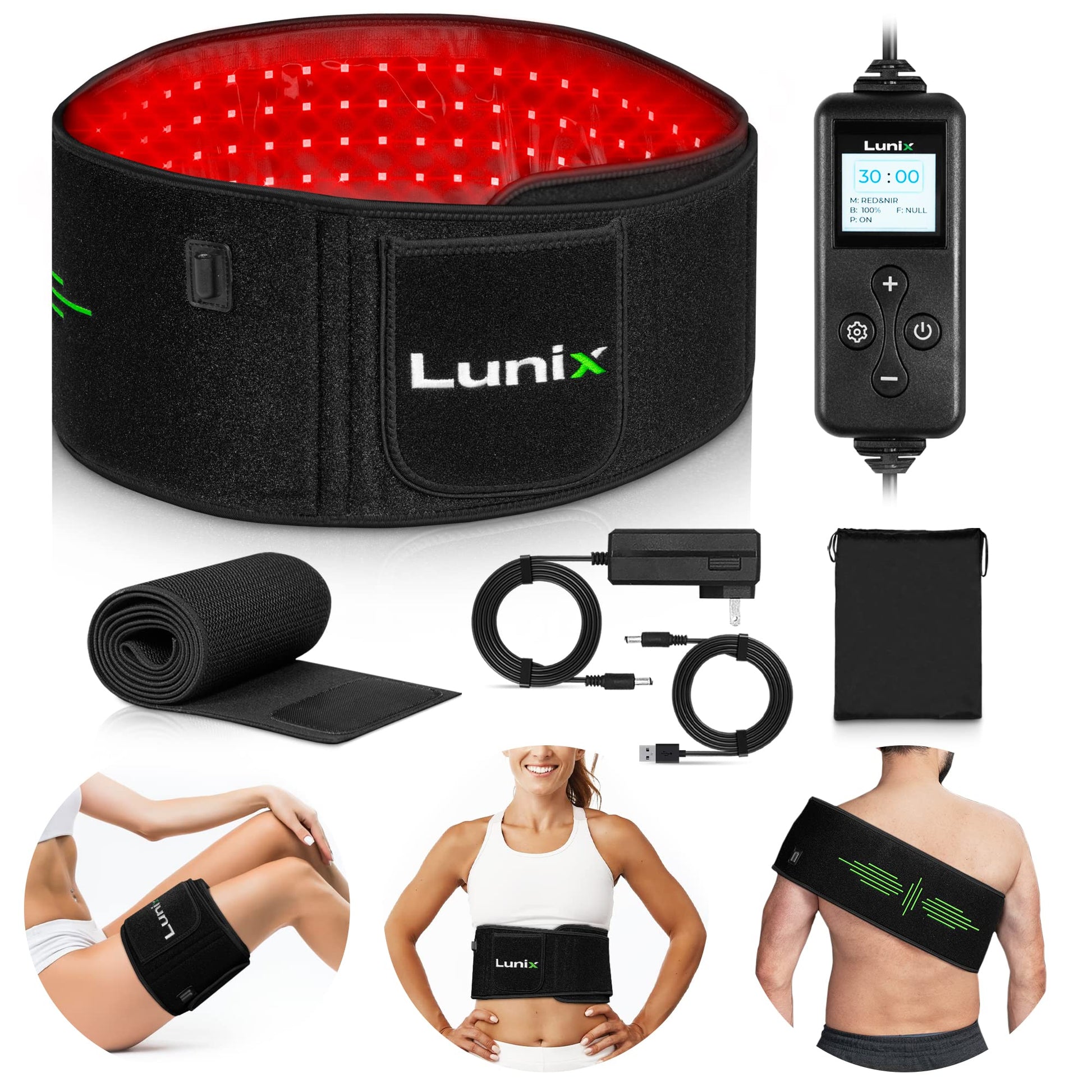Lunix LX16 Red Light Therapy Belt, Near Infrared Light and Red Light Therapy to Improve Circulation LunixUS supplements