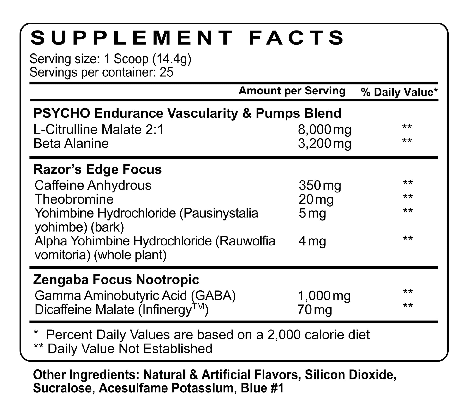 Psycho Pharma New Perfect Powders with Zengaba Energy Feel Good Focus #1 Strongest Psycho Pharma Au supplements