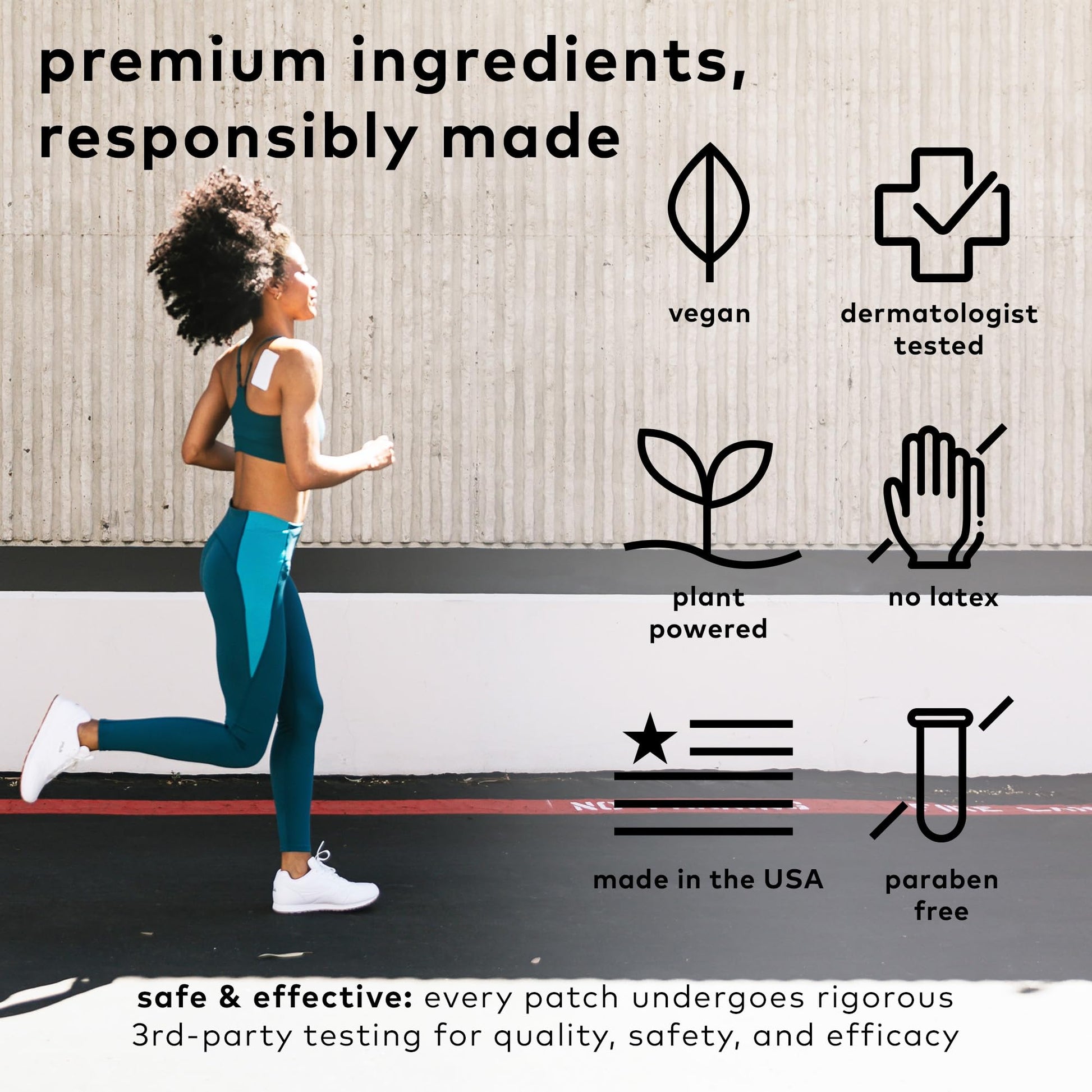 The Good Patch Muscle Pain Relief Patches, Natural Patch with Menthol, Lavender, Arnica and Aloe Vera, Sustained Release, Plant Powered Wearable Wellness, For Back, Neck, Arms, Legs (16 Total Patches) The Good Patch Au supplements