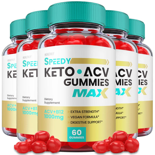 (5 Pack) Speedy Keto ACV Gummies Maximum Strength, Speedy Keto Plus ACV Gummies HealthlyAU supplements