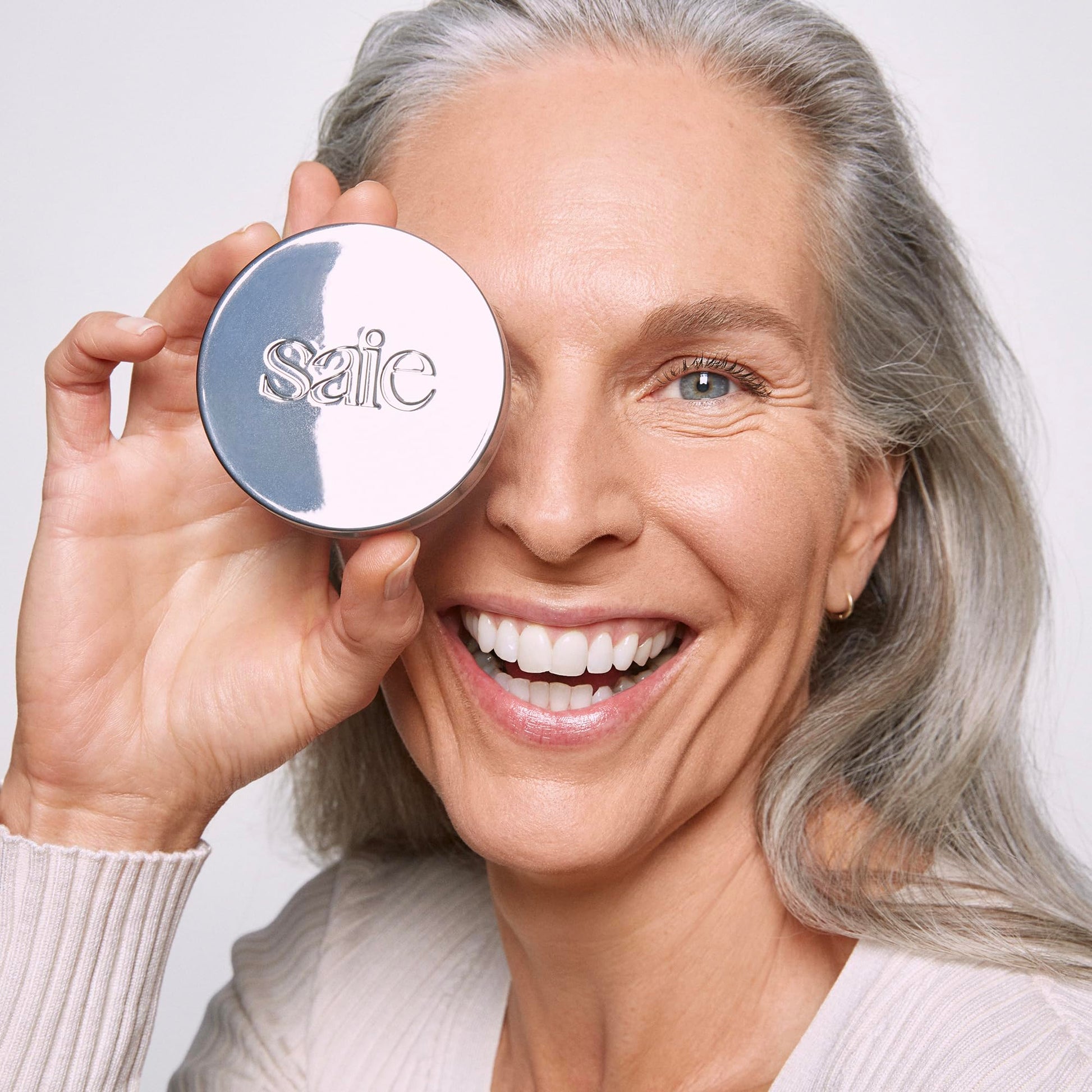 Saie Airset Radiant Loose Setting Powder - Weightless Face Powder to Set, Smooth + Diffuse Face Makeup - Formulated with Hydrating Squalane - Translucent (0.14 oz) Saie Au supplements