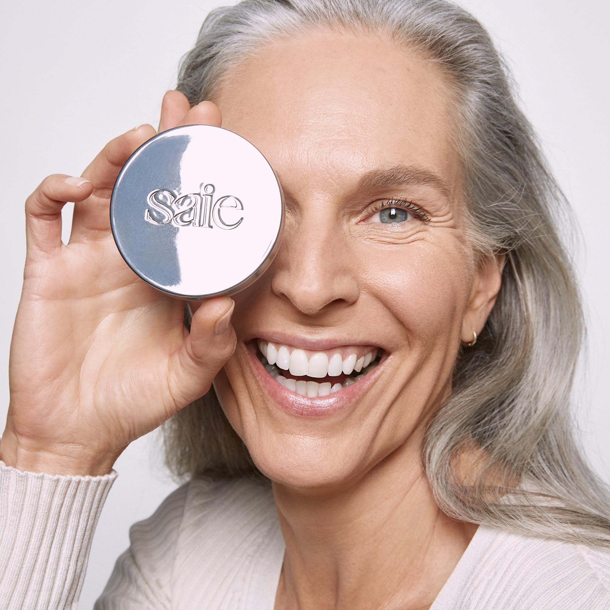 Saie Airset Radiant Loose Setting Powder - Weightless Face Powder to Set, Smooth + Diffuse Face Makeup - Formulated with Hydrating Squalane - Translucent (0.14 oz) Saie Au supplements