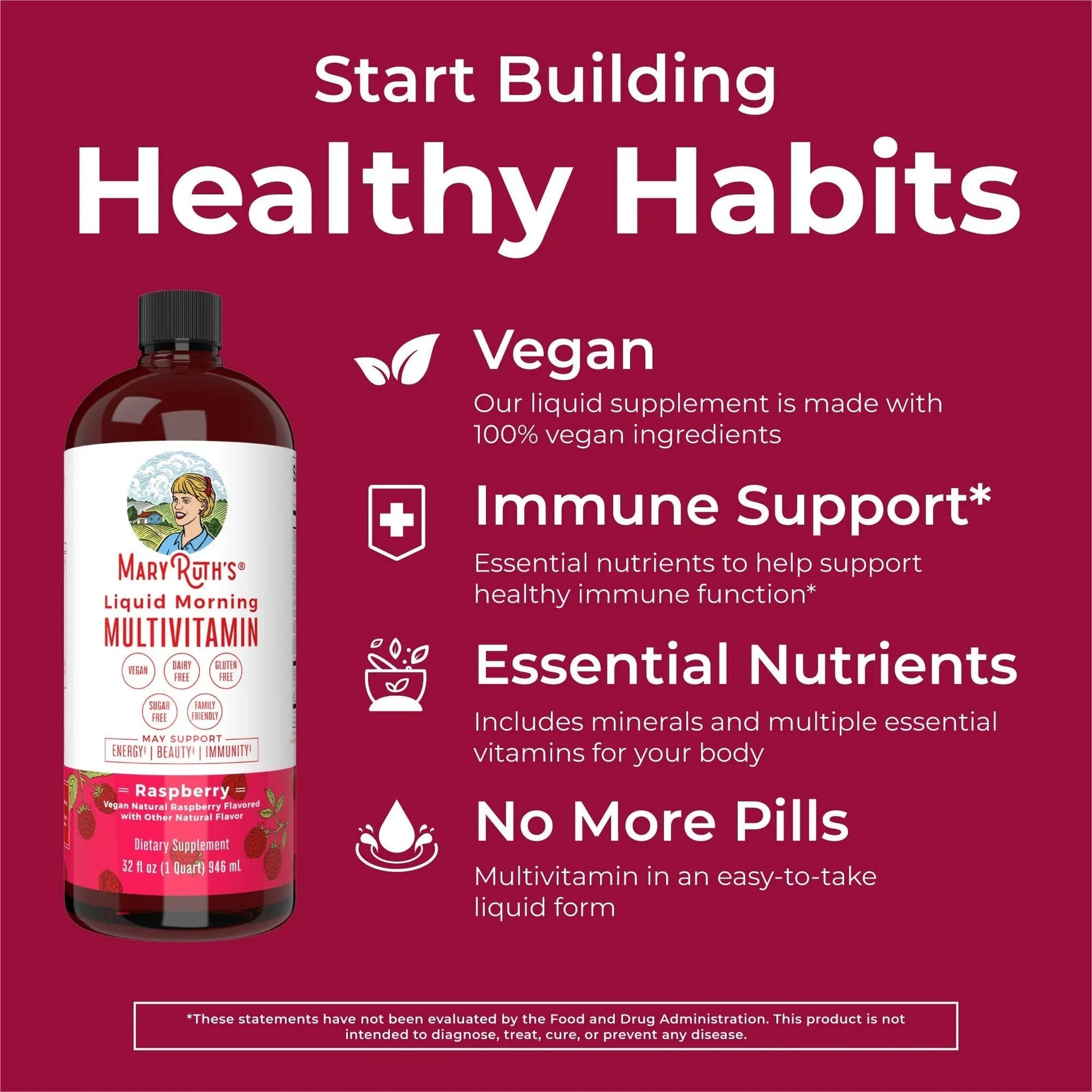 MaryRuth Organics Morning Multivitamin Hair Growth Bundle MARYRUTH'S Au supplements