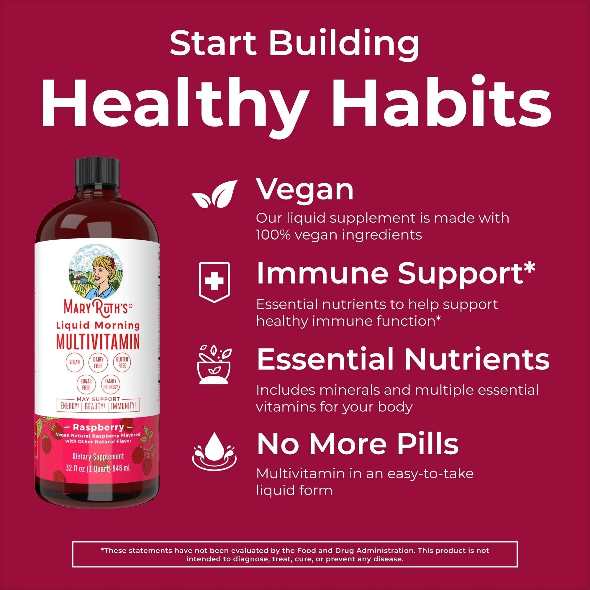 MaryRuth Organics Morning Multivitamin Hair Growth Bundle MARYRUTH'S Au supplements