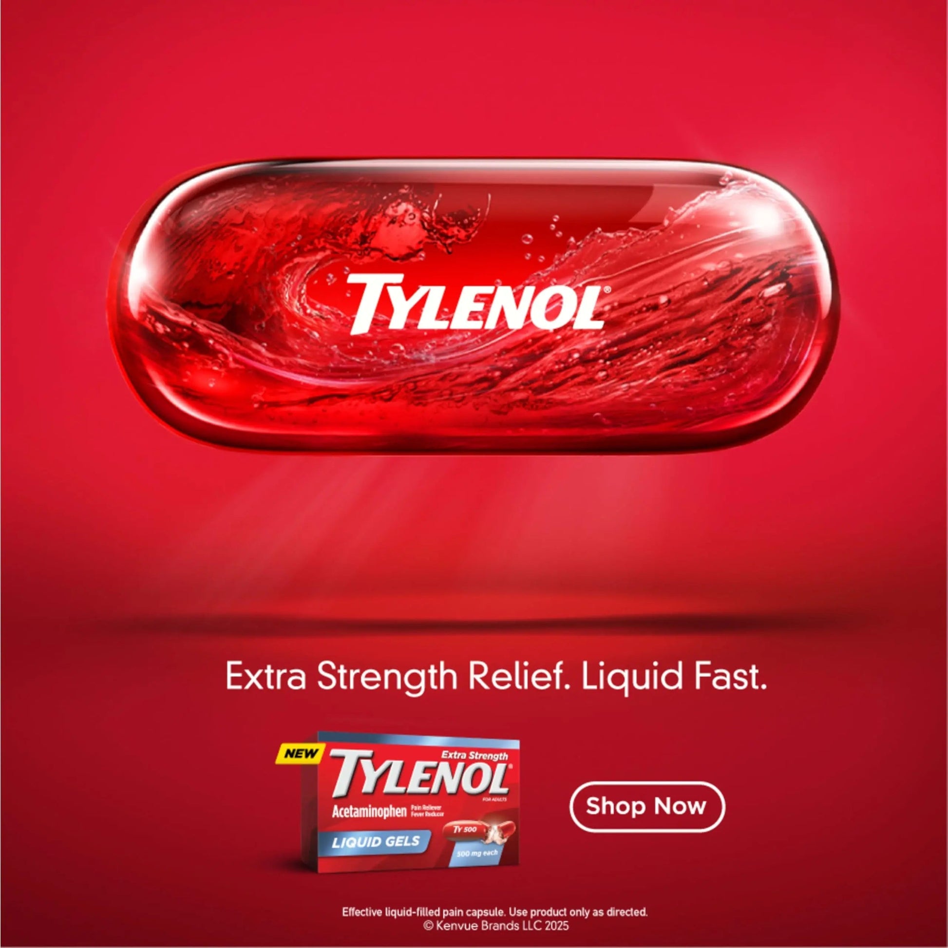 Tylenol Extra Strength Liquid Gels, Fast, Strong Pain Relief, Fever Reducer for Adults with 500 mg Acetaminophen, Fast-Acting Liquid Gel Capsules for Headaches & Minor Pain Relief, 75 Count Tylenol Au supplements