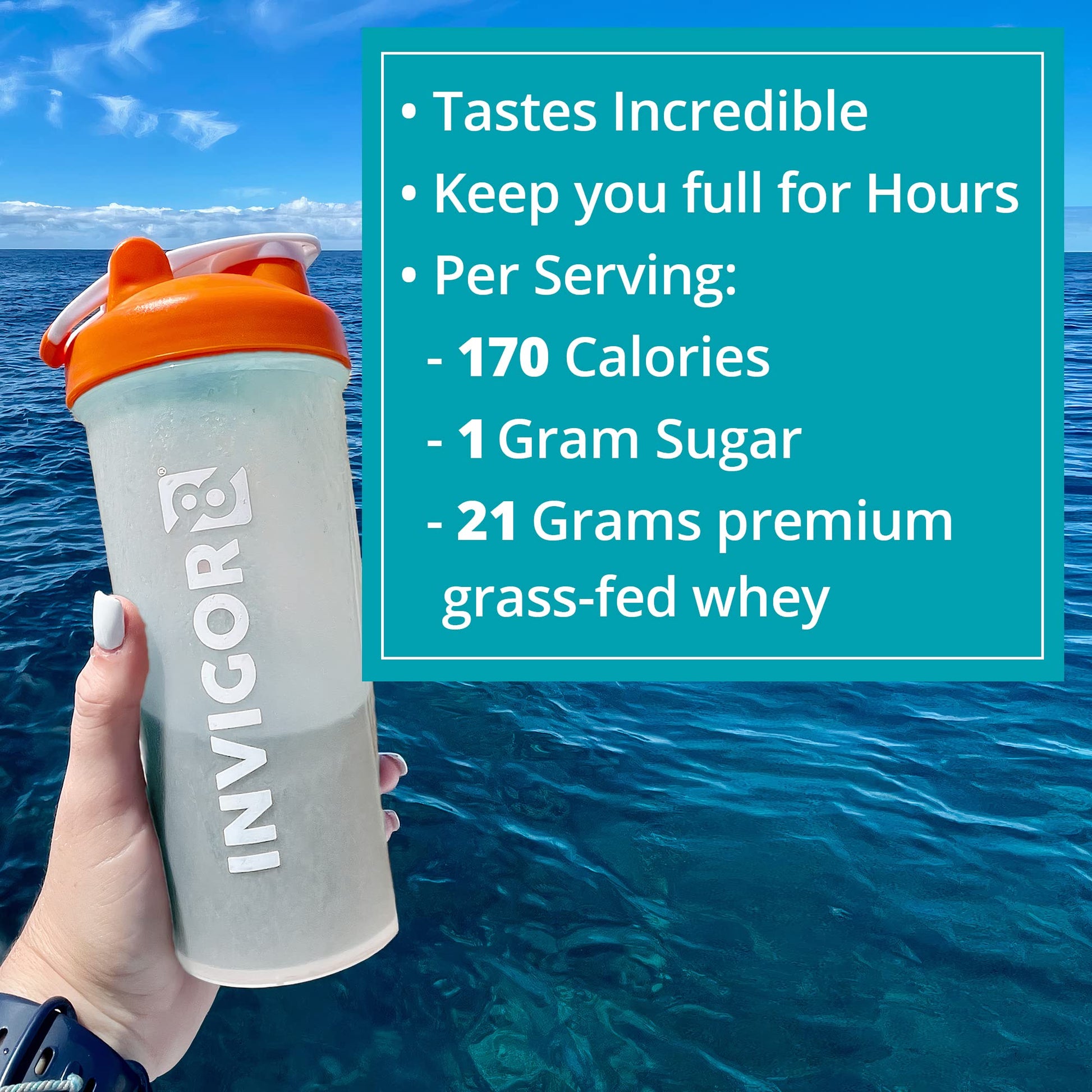 INVIGOR8 Superfood Grass Fed Whey Protein Isolate Shake French Vanilla Gluten-Free INVIGOR8 Au supplements
