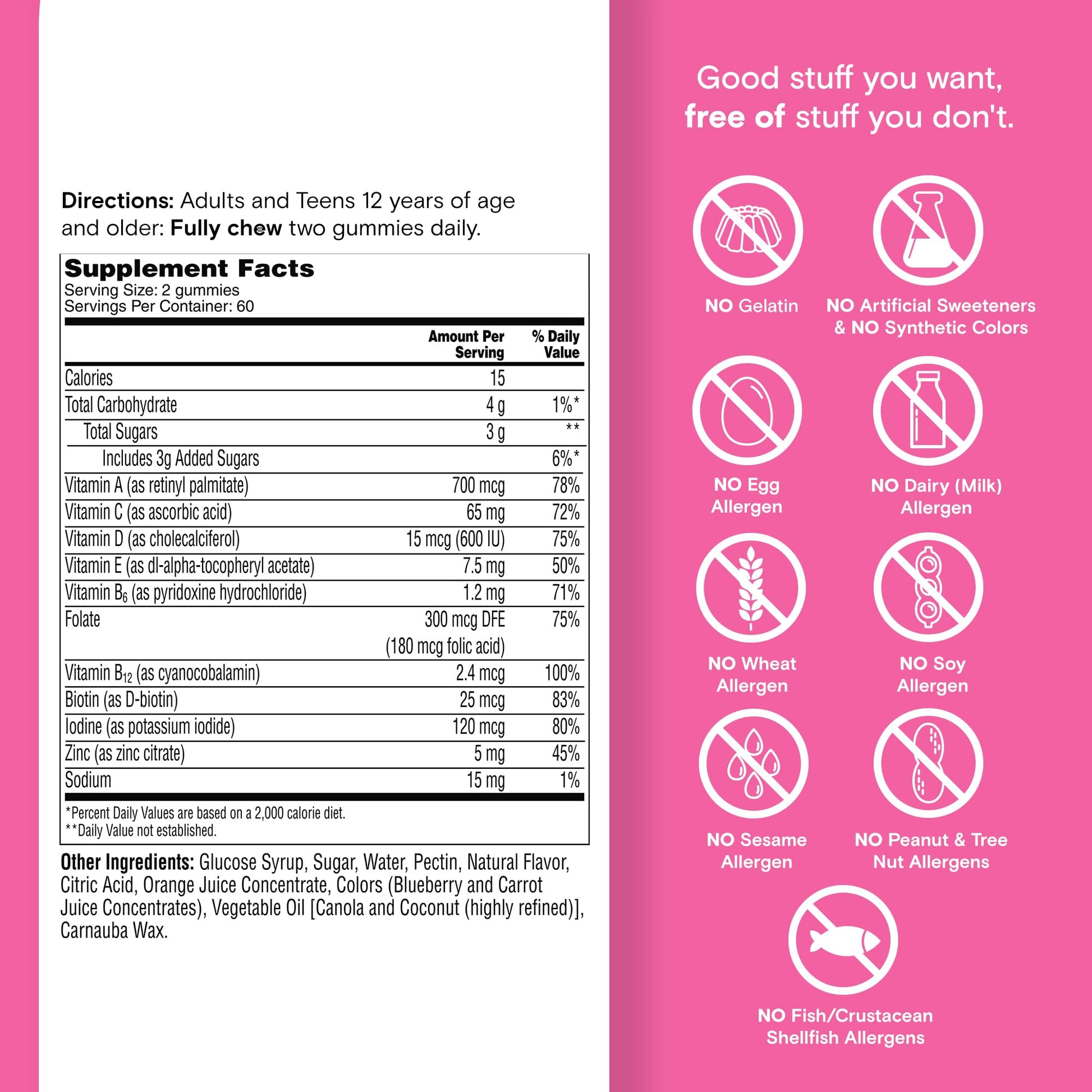 One A Day Teen Girl’s Daily Essentials Multivitamin Gummies, Teen Girl Multivitamins with Biotin, Vitamin B12 and B6, Vitamin C ONE A DAY Au supplements