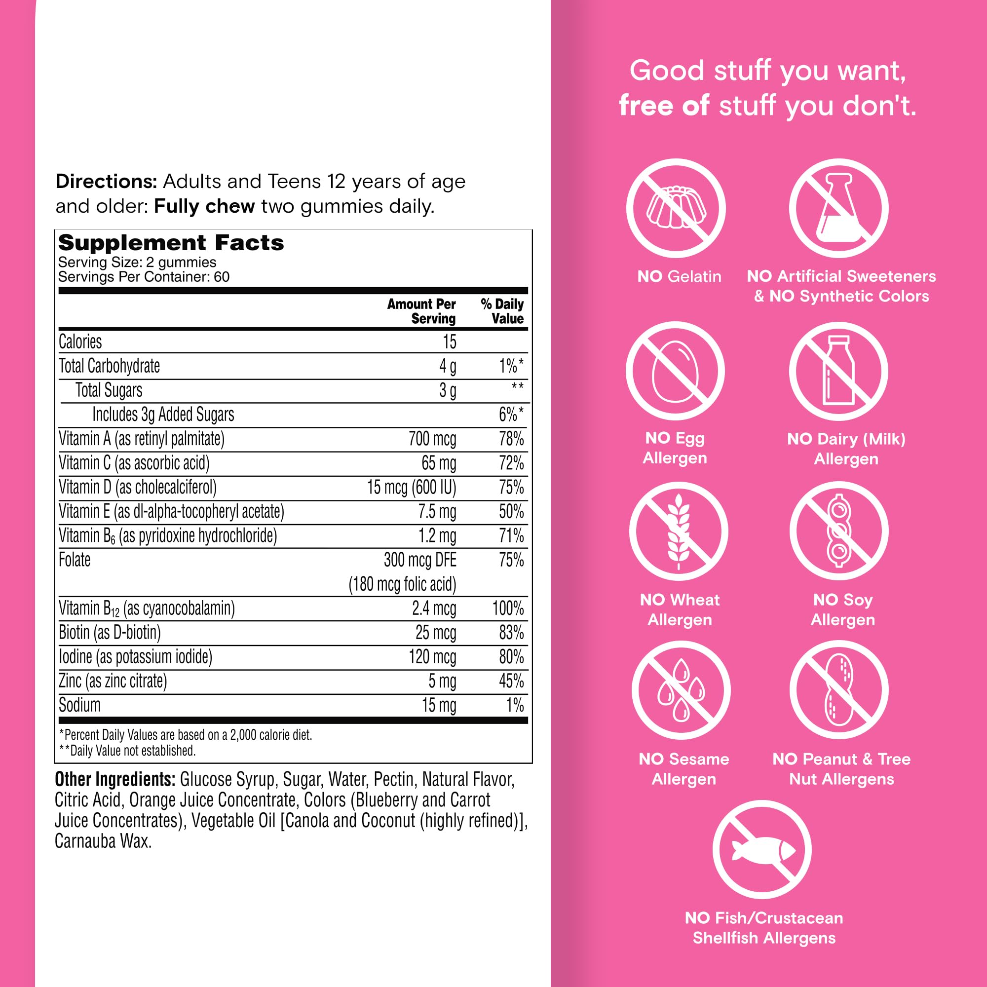 One A Day Teen Girl’s Daily Essentials Multivitamin Gummies, Teen Girl Multivitamins with Biotin, Vitamin B12 and B6, Vitamin C ONE A DAY Au supplements