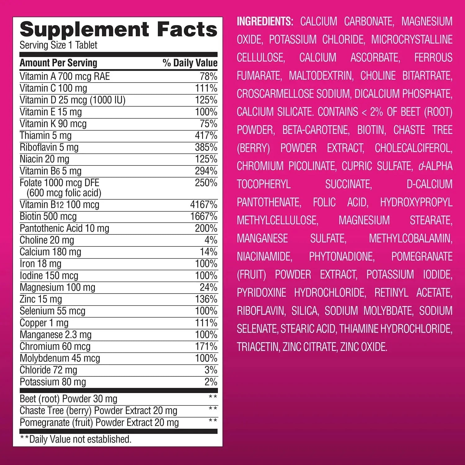 Members Mark Women's Daily Multivitamin (275 Count) MEMBER´S MARK Au supplements