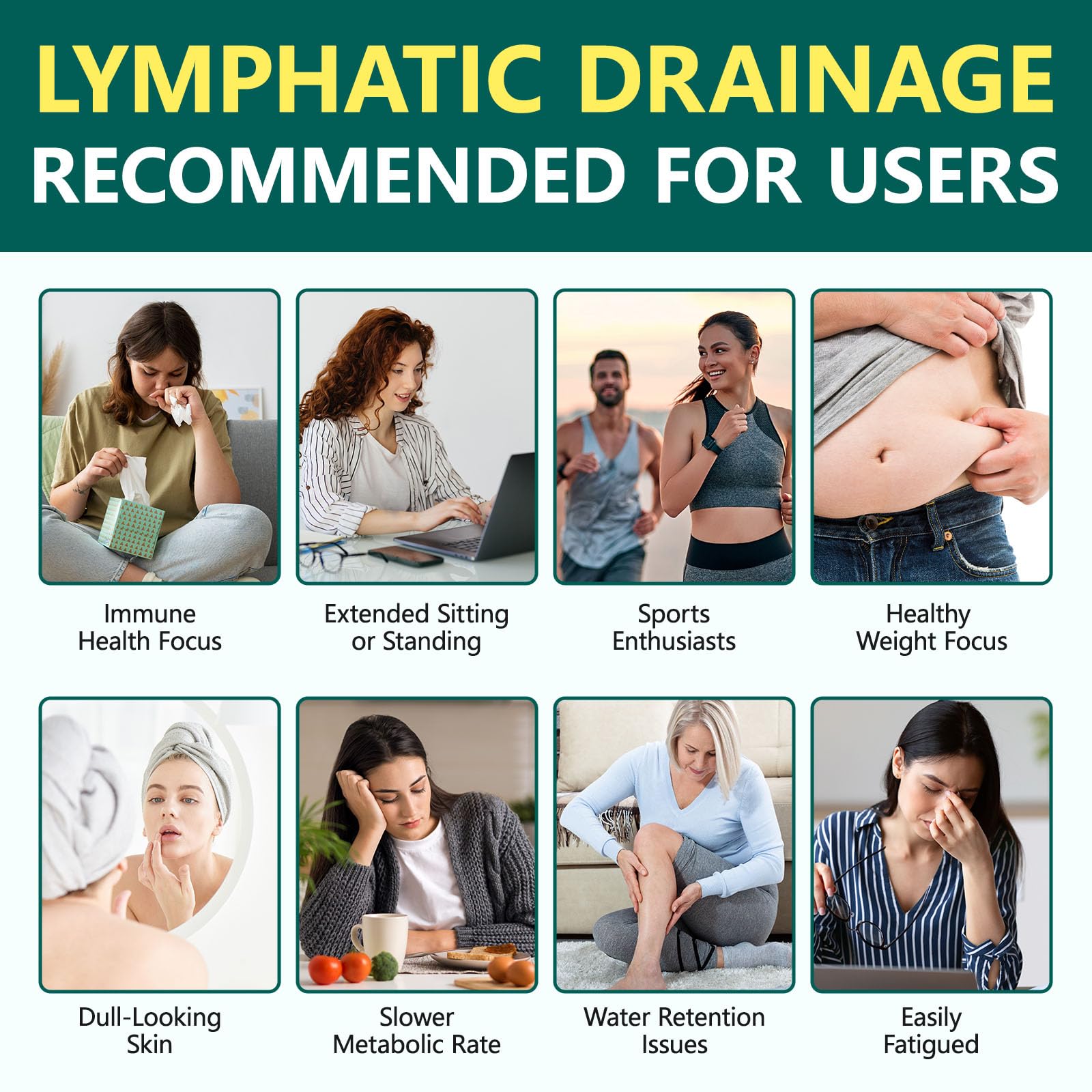 chenyayun Lymphatic Drainage Supplements, 240 Softfels, 21-in-1 Natural Herbal Blends with Echinacea, Dandelion, Burdock Root for Lymph System, Immune Support, Cleanse, Less Swelling/Bloating chenyayun Au supplements
