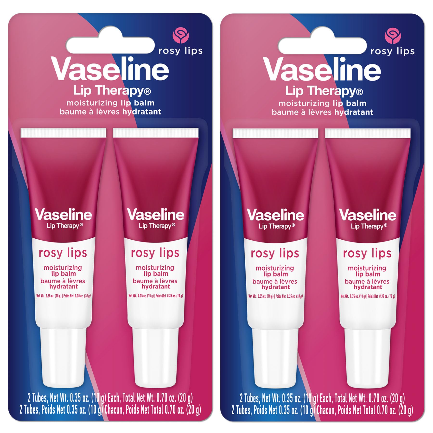 Vaseline Lip Therapy Rosy Lips Moisturizing Lip Balm - Twin Pack (2-Pack) Vaseline Au supplements