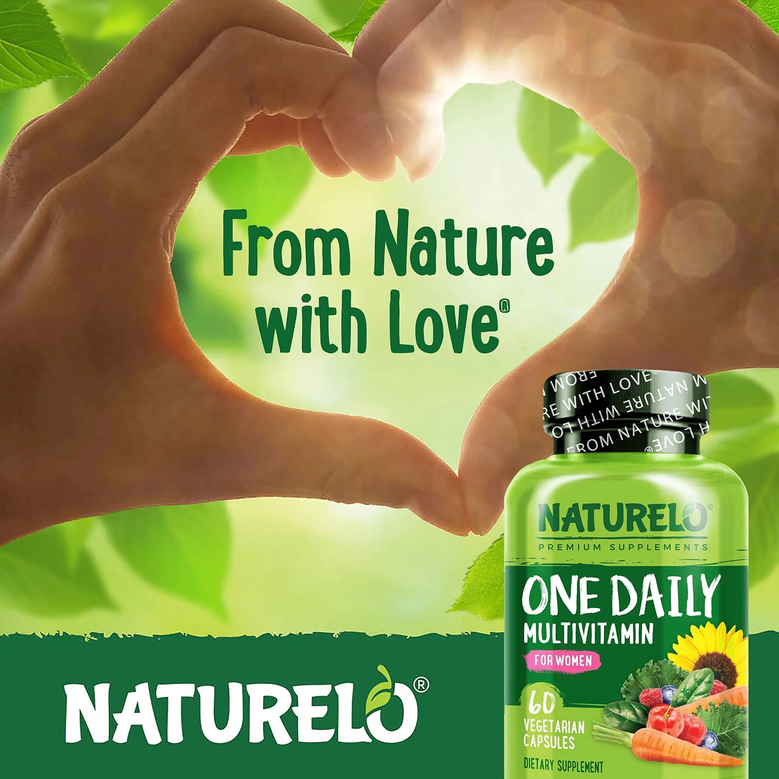 NATURELO One Daily Multivitamin for Women, 60 Capsules and One Daily Multivitamin for Men, 60 Capsules - 2 Month Supply Bundle NATURELO Au supplements