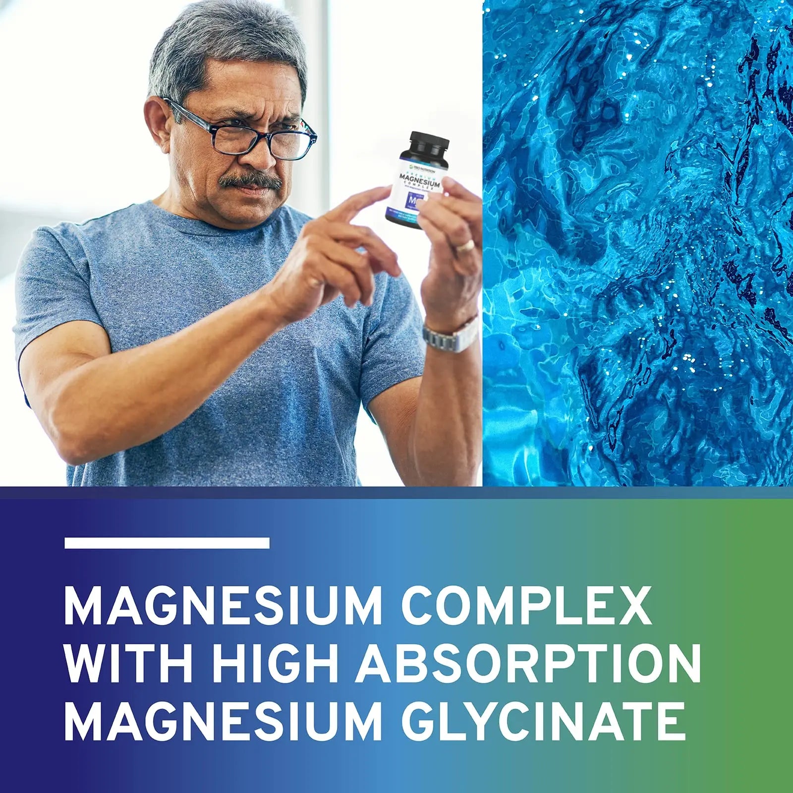 Trio Nutrition Magnesium Complex 90 Day Supply 420 mg | Natural Calm, Relax, Stress Relief, and Muscle Recovery |Magnesium Glycinate Supplement with Vitamin B6 for Rapid Absorption* TRIO NUTRITION Au supplements