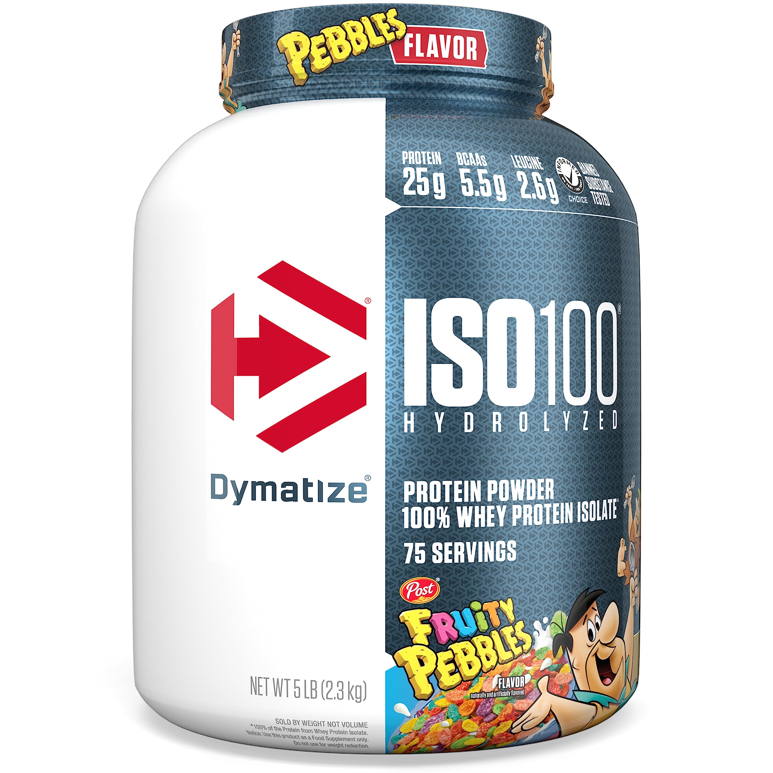 Dymatize ISO100 Hydrolyzed Protein Powder, 100% Whey Isolate, 25g of Protein, 5.5g Dymatize Au supplements