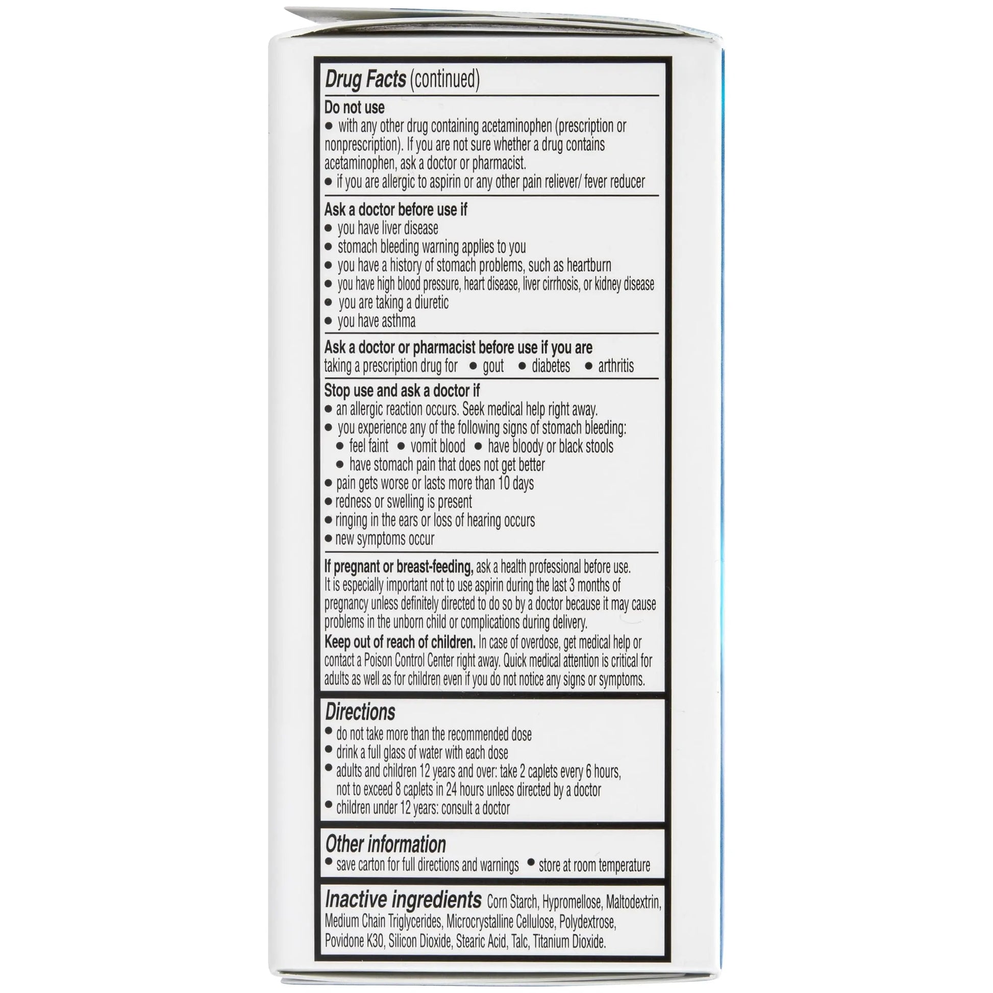 Vanquish Headache Relief, Acetaminophen, Aspirin, Caffeine, 100 Caplets, Packaging May Vary Vanquish Au supplements