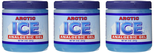 ARCTIC ICE 3 Pack (8 Oz Each) Topical Analgesic Gel for Pain Relief, Adults (Unisex) ARCTIC ICEAU supplements