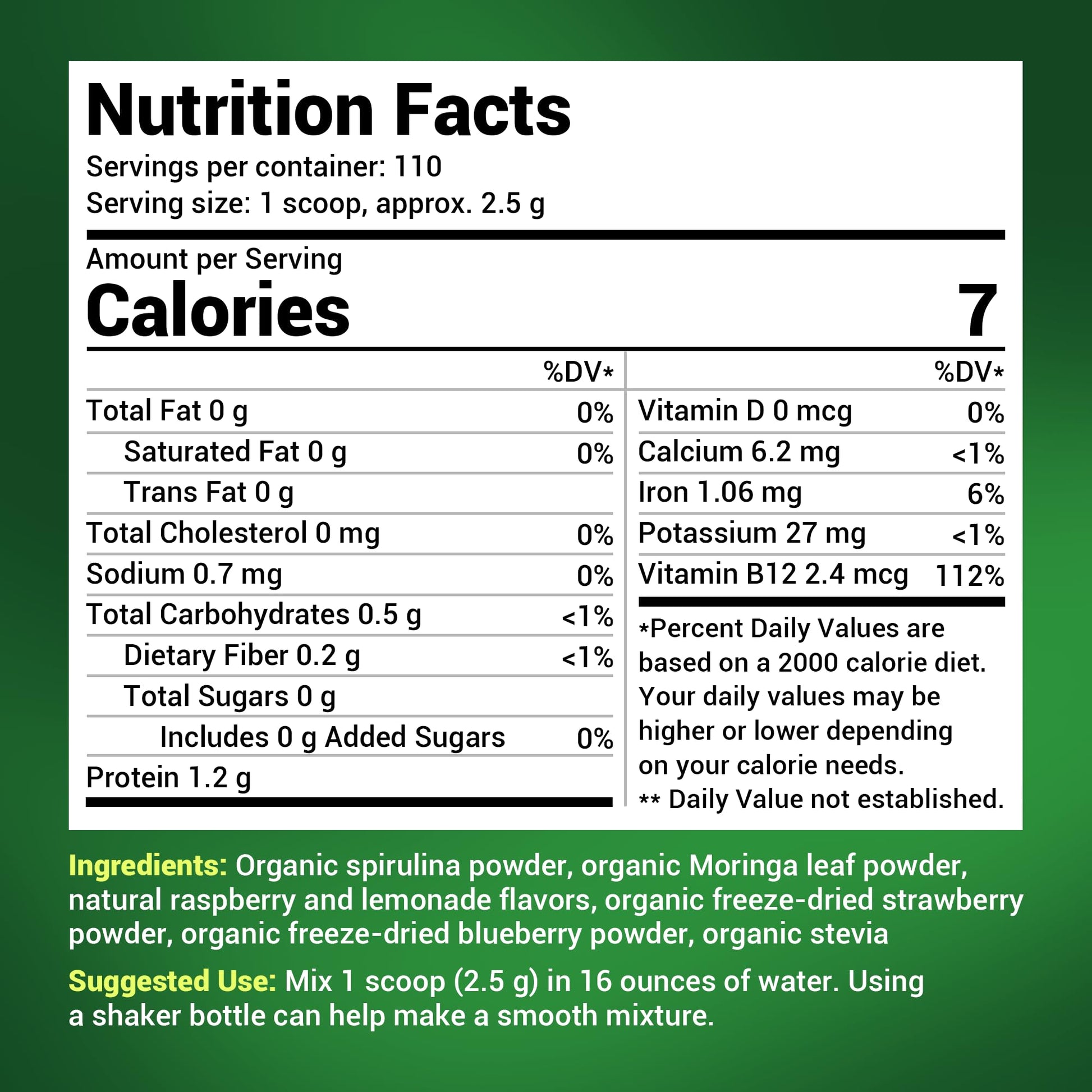 Dr. Berg's (Veggie Solution) Organic Super Greens Powder w/Spirulina - Raw Green Dr. Berg Nutritionals Au supplements