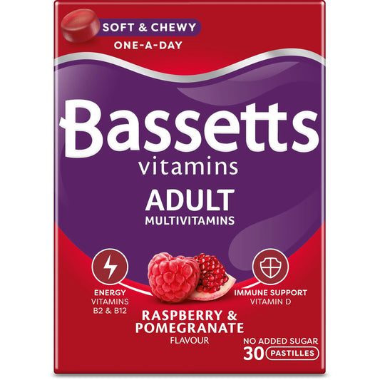Bassetts Vitamins Adults Multivitamins 30's, 97.2 g Bassetts VitaminsAU supplements