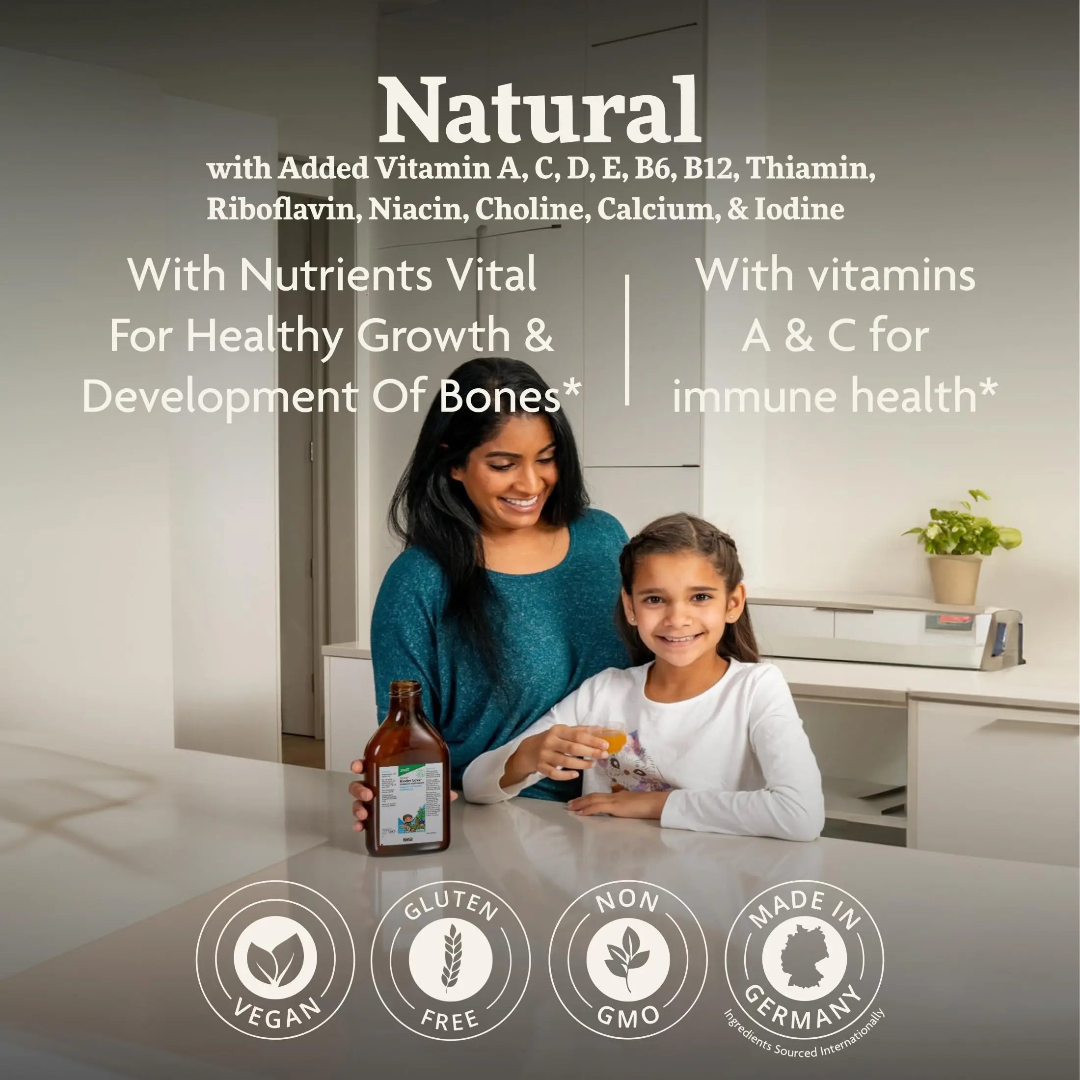 Floradix Kinder Love Children's Multivitamin - Herbal Supplement - Liquid Multivitamin for Kids - Vitamins A, C, D & E, Calcium & More Floradix Au supplements