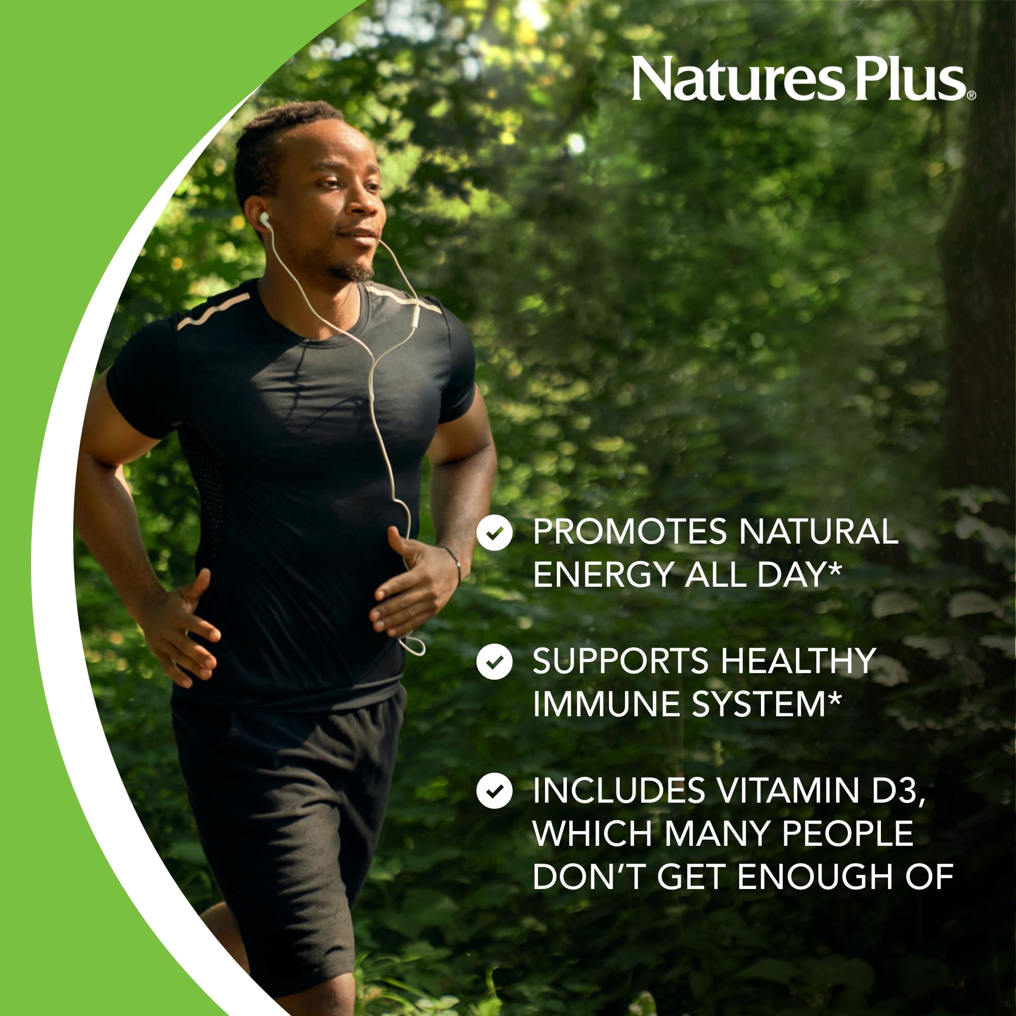 NaturesPlus Source of Life - 180 Capsules - Multivitamin & Mineral Supplement - Supports Natural Energy & Overall Well-Being - Gluten Free, Vegetarian - 20 Servings NaturesPlus Au supplements