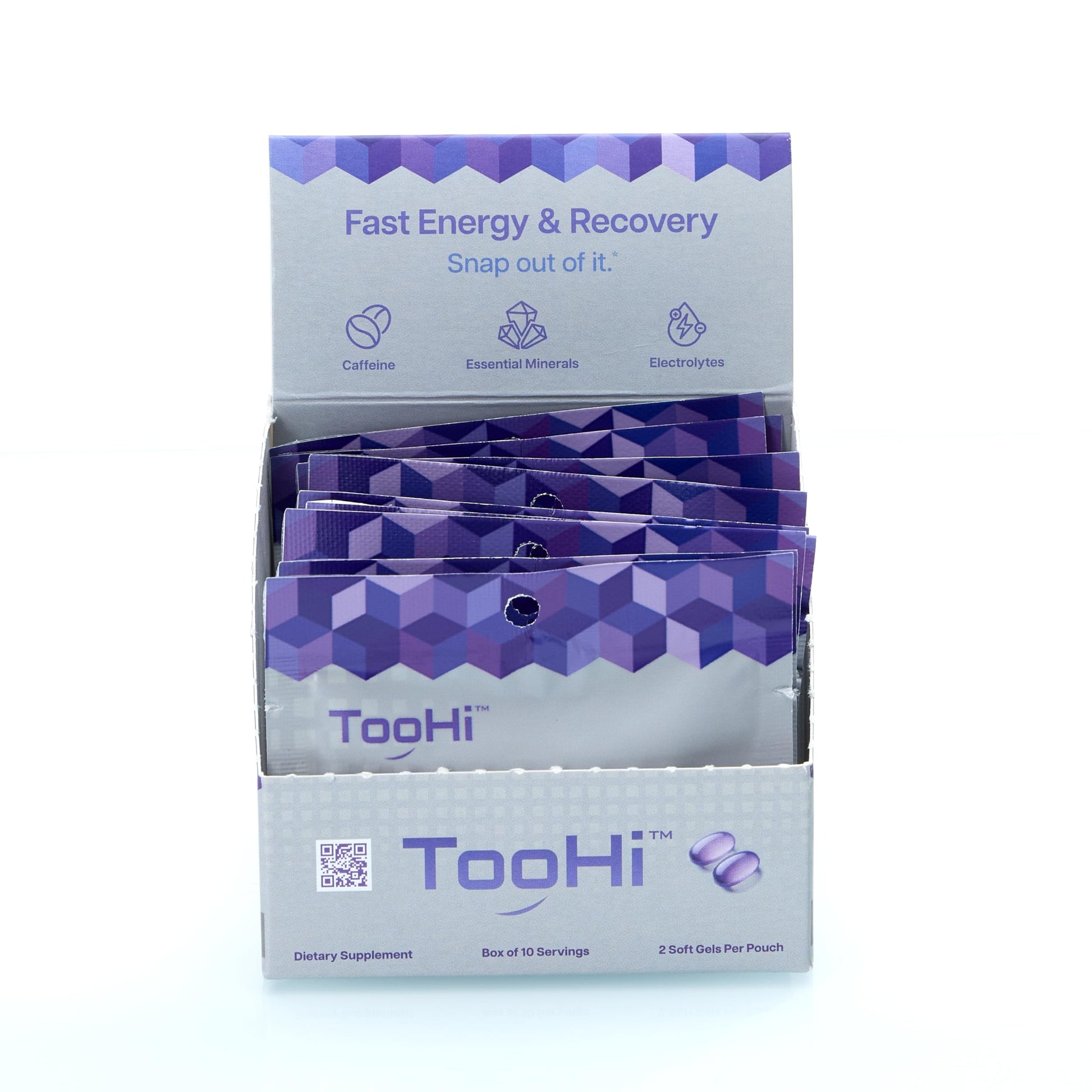 TooHi Reset Softgels - Proprietary Blend with Additional Caffeine (84mg), L-Theanine & Electrolytes | Patent Pending - 10 Doses TooHi Au supplements