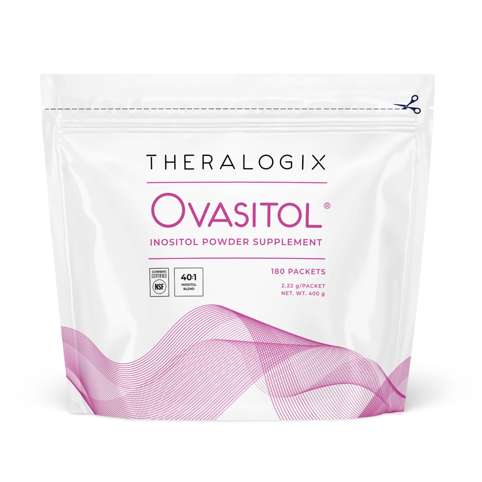Theralogix Ovasitol Inositol Powder Packets - 180 Servings - Myo-Inositol Theralogix Au supplements