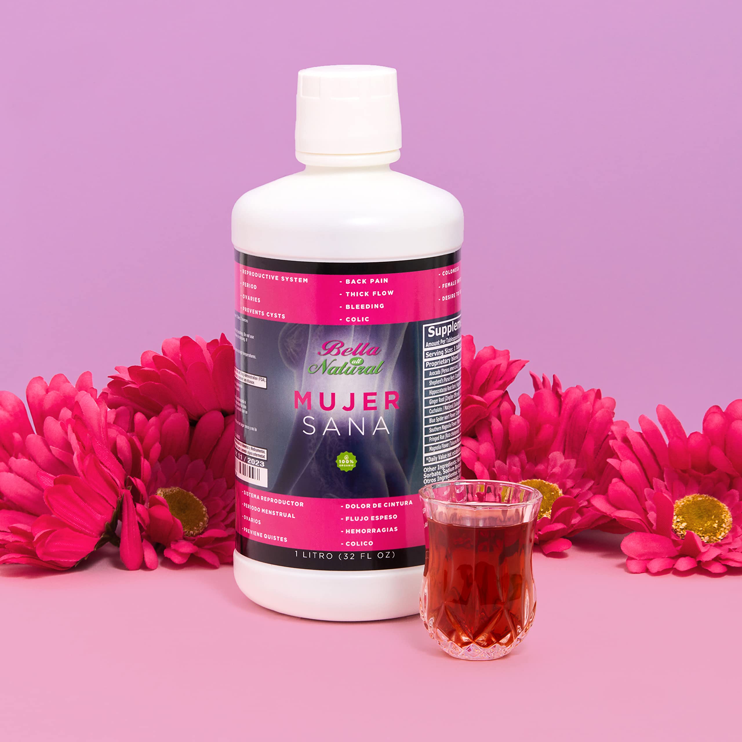 Bella All Natural Mujer Sana Healthy Woman, Hormonal imbalance, PCOS, Period Cramps Bella All Natural Au supplements