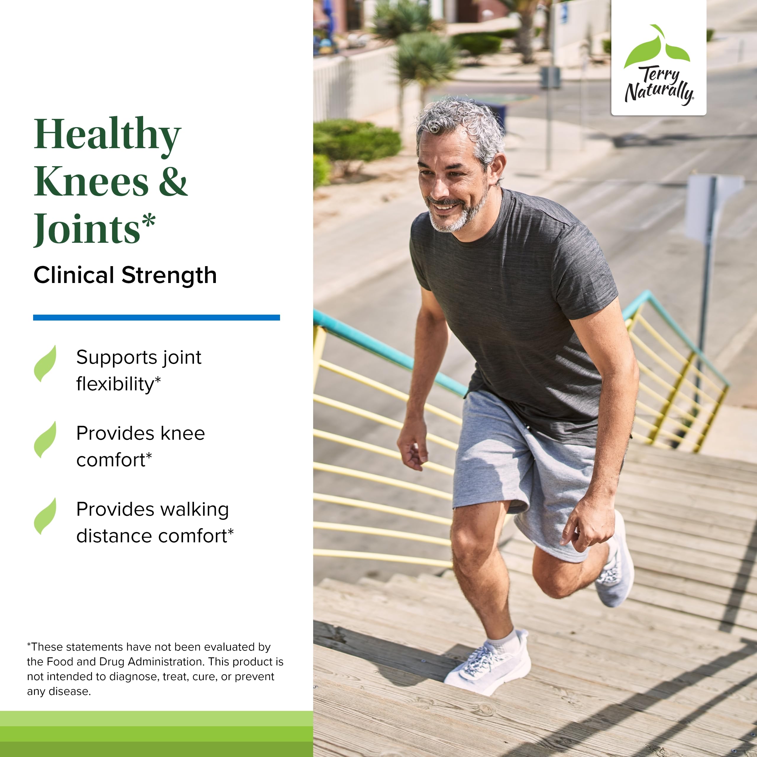 Terry Naturally Healthy Knees & Joints - Dietary Supplement to Support Bone Health & Joint Flexibility - Healthy Knee & Hip Aid with Calcium Fructoborate - 60 Capsules Terry Naturally Au supplements
