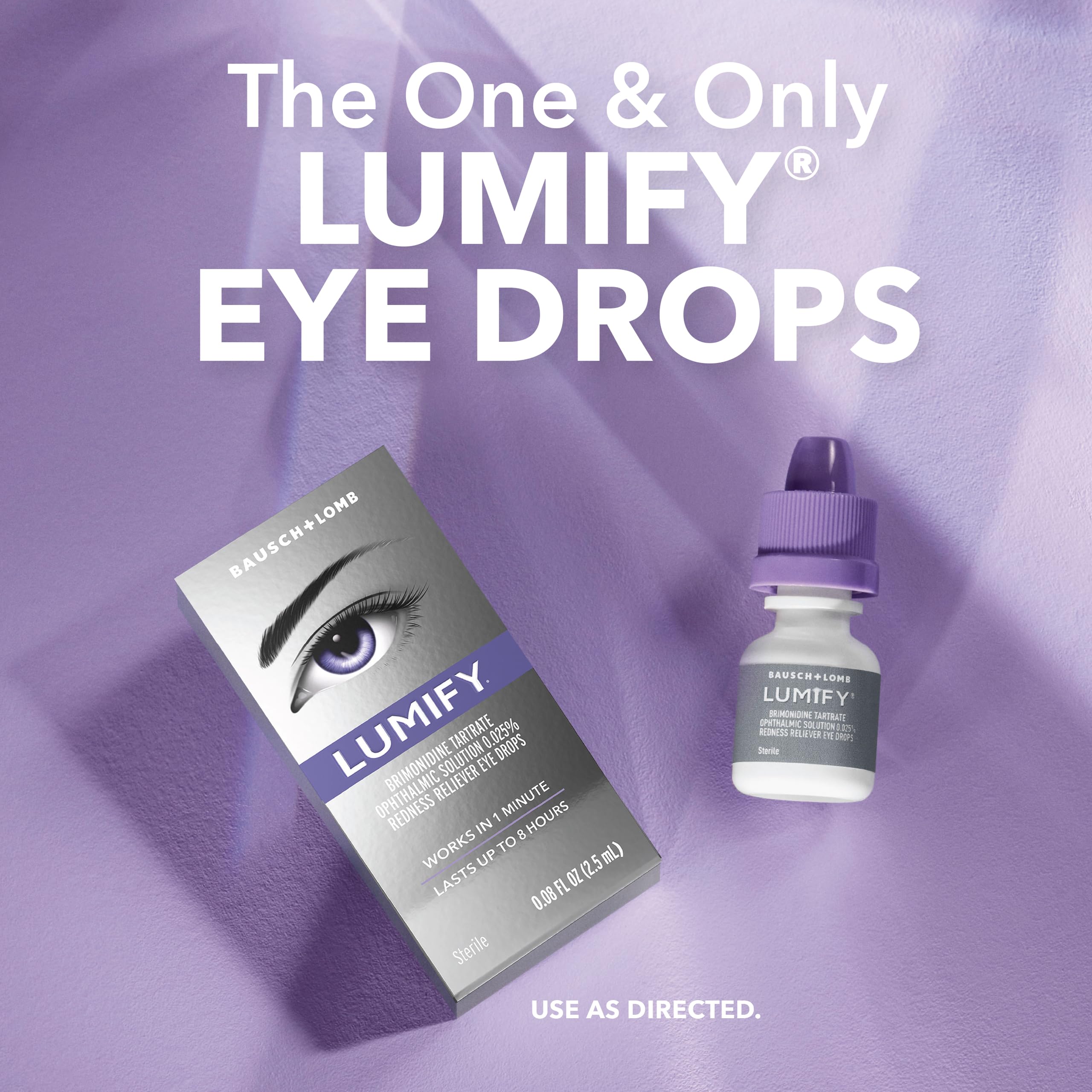 LUMIFY Eye Drops for Red Eyes, Redness Reliever for Brighter Looking Eyes, Works in 1 Minute & Lasts Up to 8 Hours, Eye Drops, 0.17 Fl Oz (5 mL) LUMIFY Au supplements