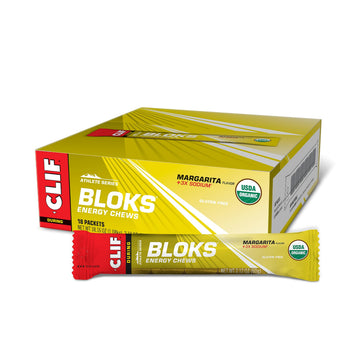 CLIF BLOKS - Margarita Flavor with 3X Sodium - Energy Chews - Non-GMO Clif Bar Au supplements