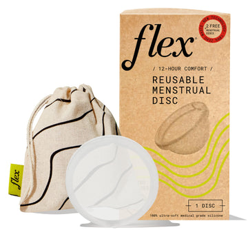 Flex Reusable Disc | Reusable Menstrual Disc | Tampon, Pad, and Cup Alternative | Capacity of 6 Super FLEX Au supplements