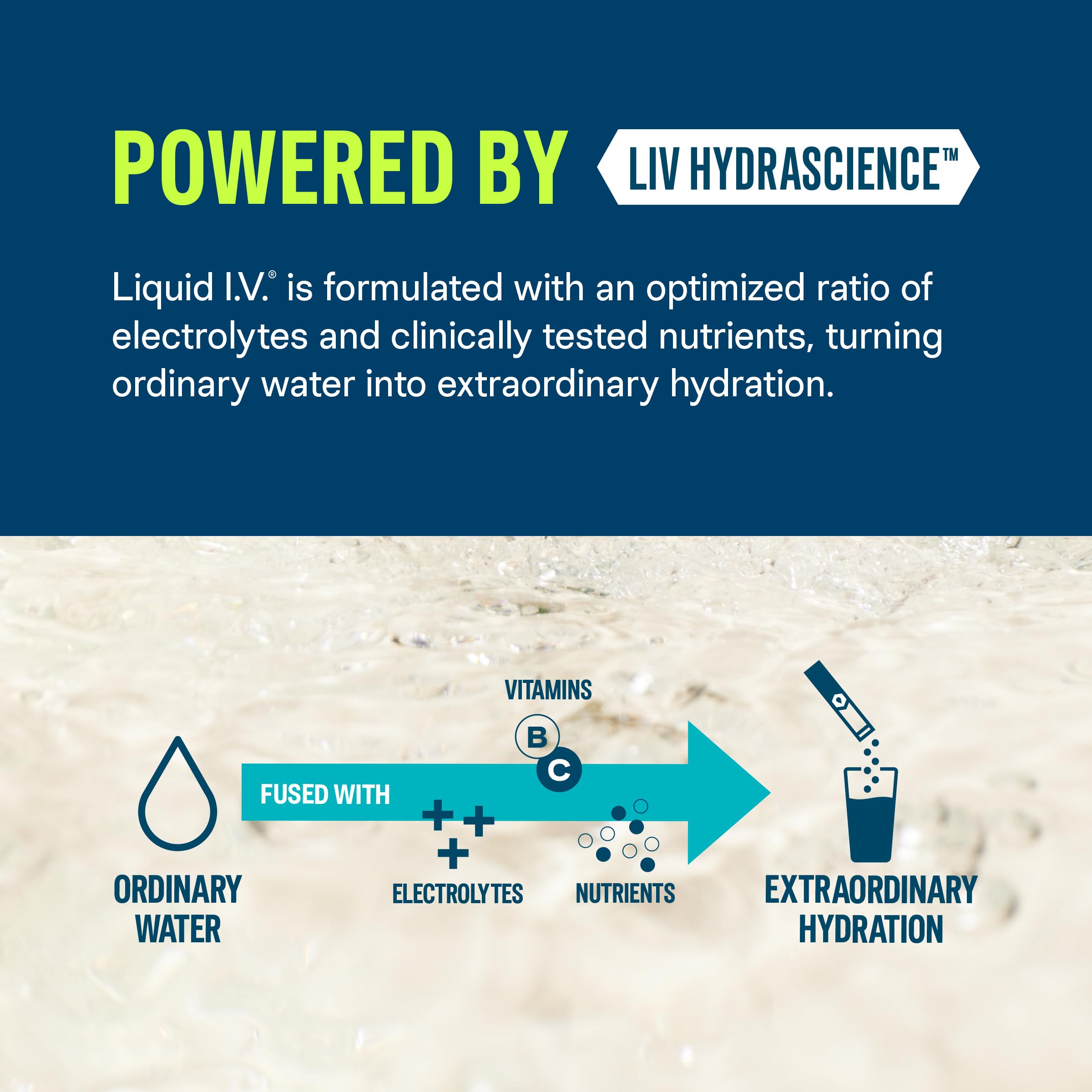Liquid I.V. Hydration Multiplier Sugar-Free - Lemon Lime | Electrolyte Powder Drink Mix | 1 Pack (14 Servings)
