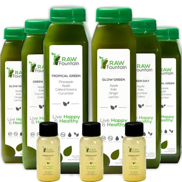 1 Day Green Juice Cleanse by Raw Fountain, All Natural Raw, Vegan Detox, Cold Pressed Raw Fountain Au supplements