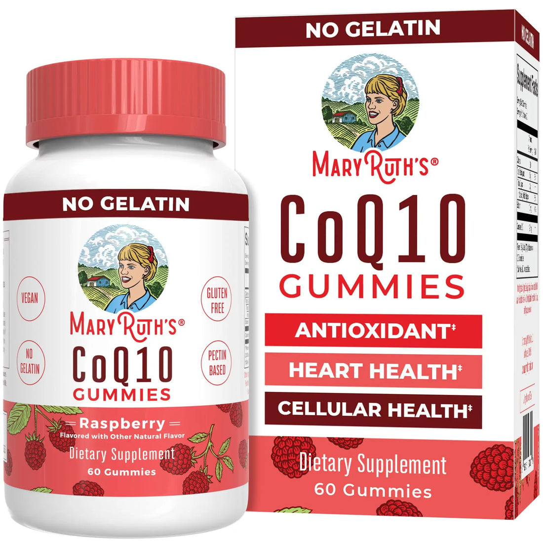 MaryRuth Organics CoQ10 Gummies | Coenzyme Q10 | Gummy Supplements for Heart Health & Cellular Health | Antioxidant | CoQ10 120 mg | Vegan | Non-GMO | Gluten Free | 60 Count | 1 Month Supply MARYRUTH'S Au supplements