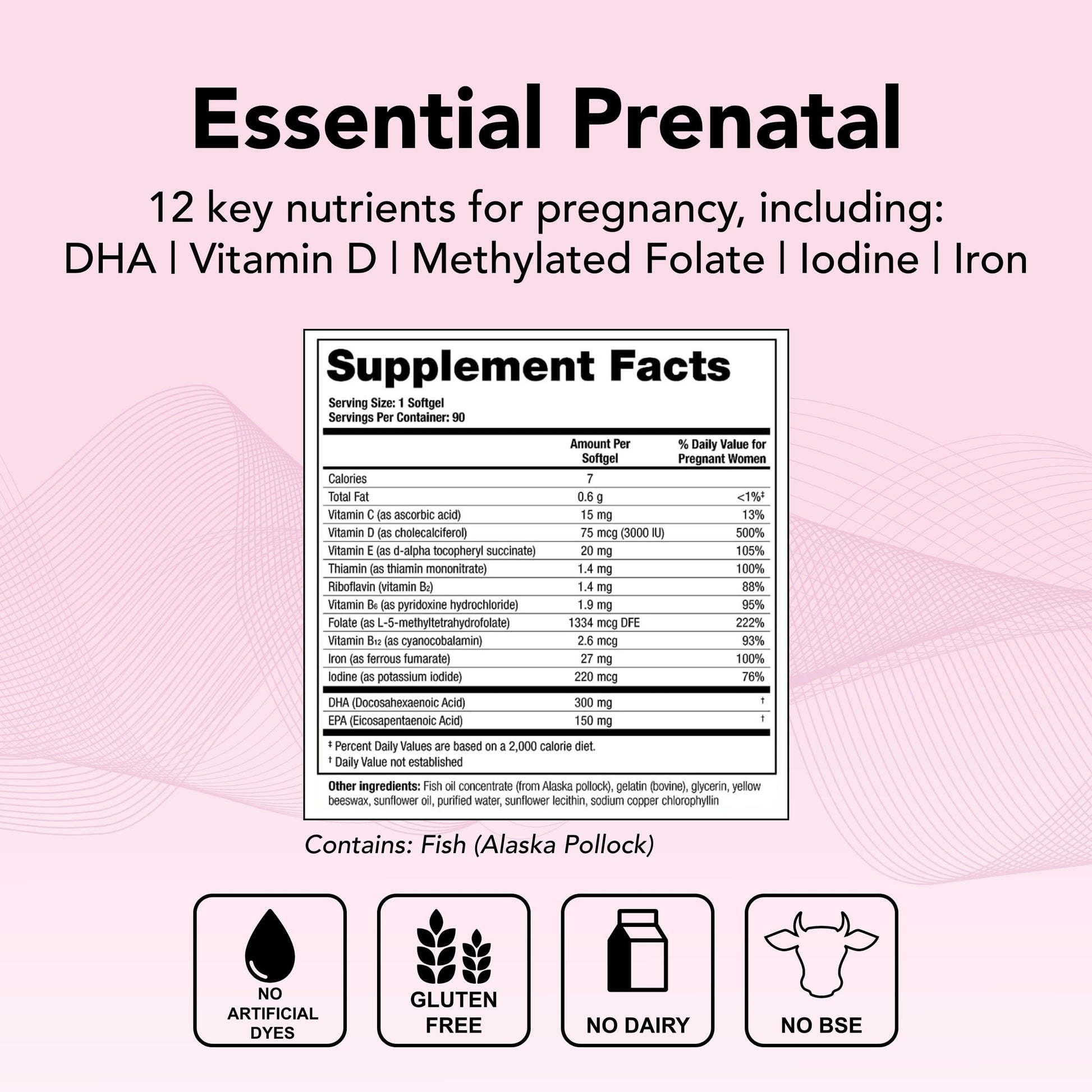 Theralogix TheraNatal One Prenatal Vitamin - 90-Day Supply - Prenatal Multivitamin Theralogix Au supplements