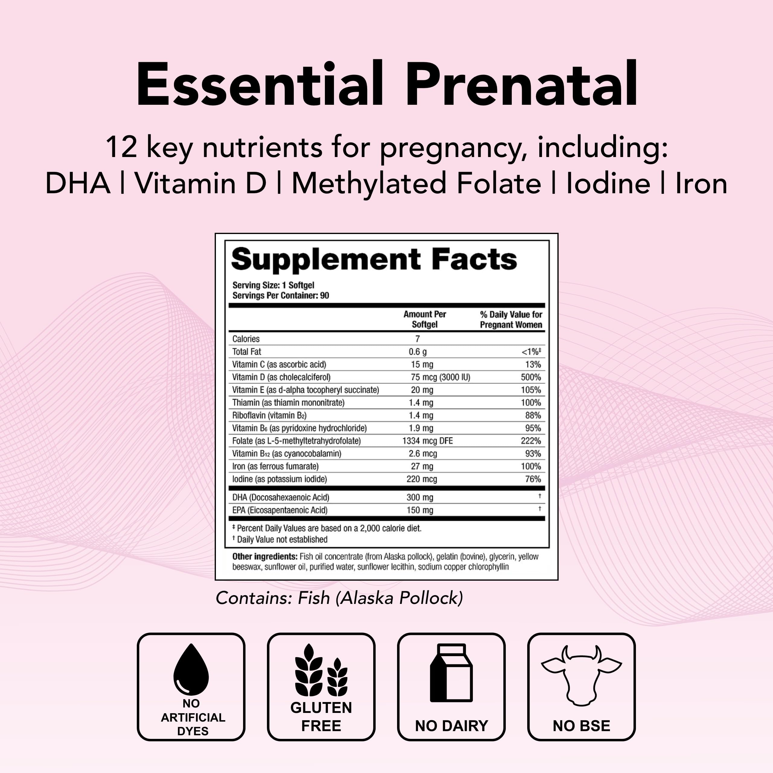 Theralogix TheraNatal One Prenatal Vitamin - 90-Day Supply - Prenatal Multivitamin Theralogix Au supplements