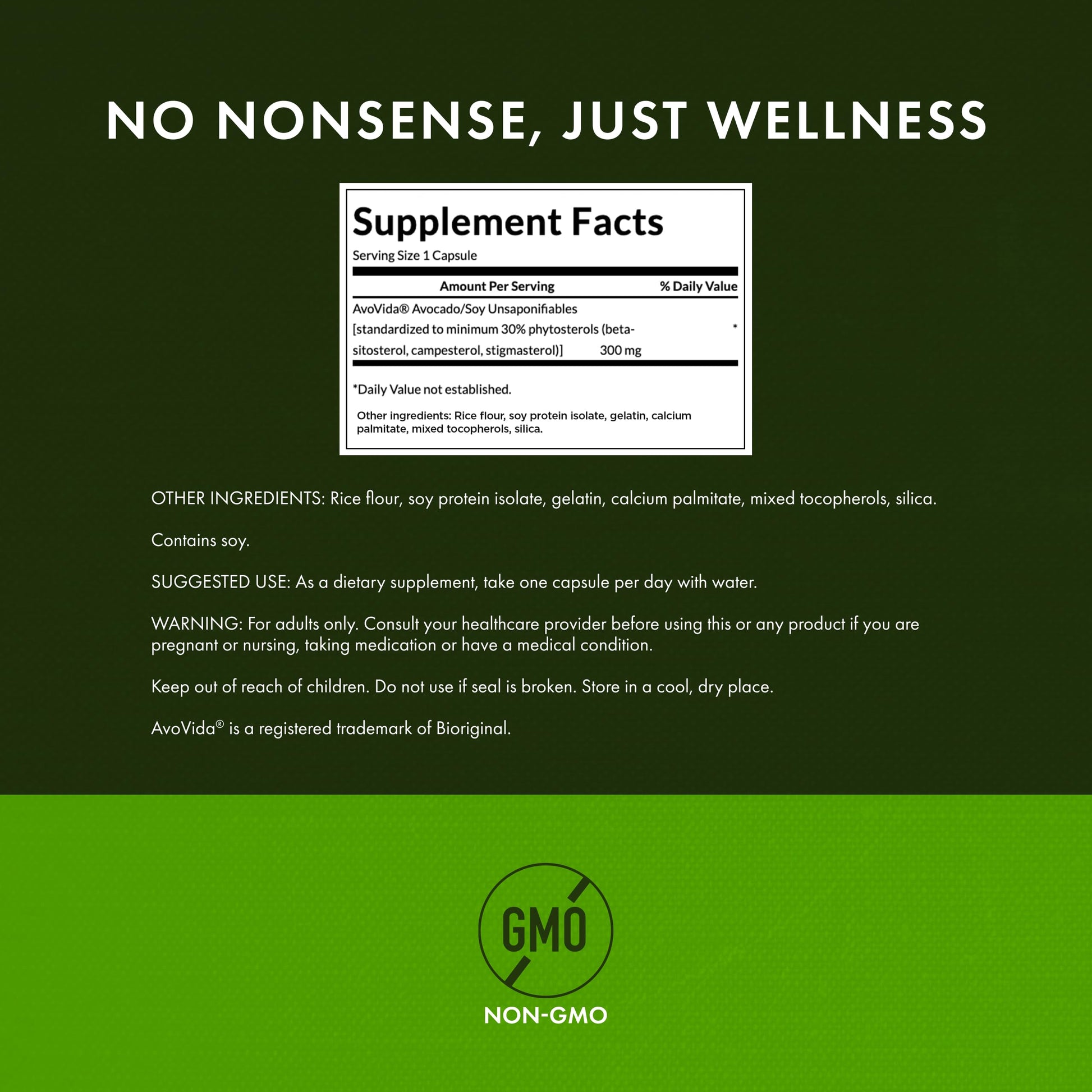 Swanson AvoVida - Natural Supplement Promoting Joint Health & Mobility - Avocado & Soybean Unsaponifiables to Support Cartilage & Tissue Health - (60 Capsules, 300mg Each) (1 Pack) Swanson Au supplements