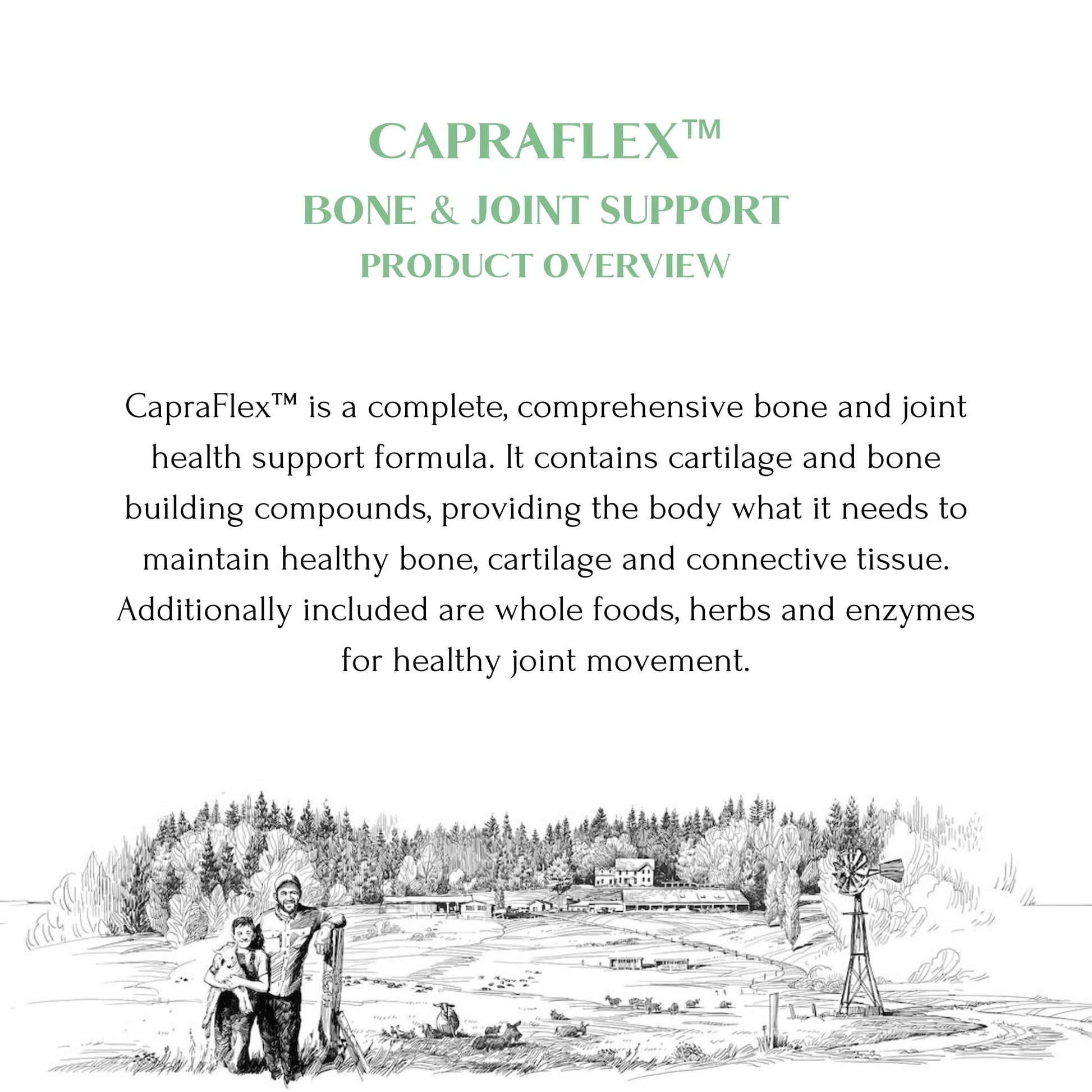 CapraFlex by Mt. Capra | Bone and Joint Support Supplement with Chicken Collagen, Hyaluronic Acid, Turmeric, and Herbs for Joint Vitality | 30 Servings - 120 Capsules Mt Capra Au supplements