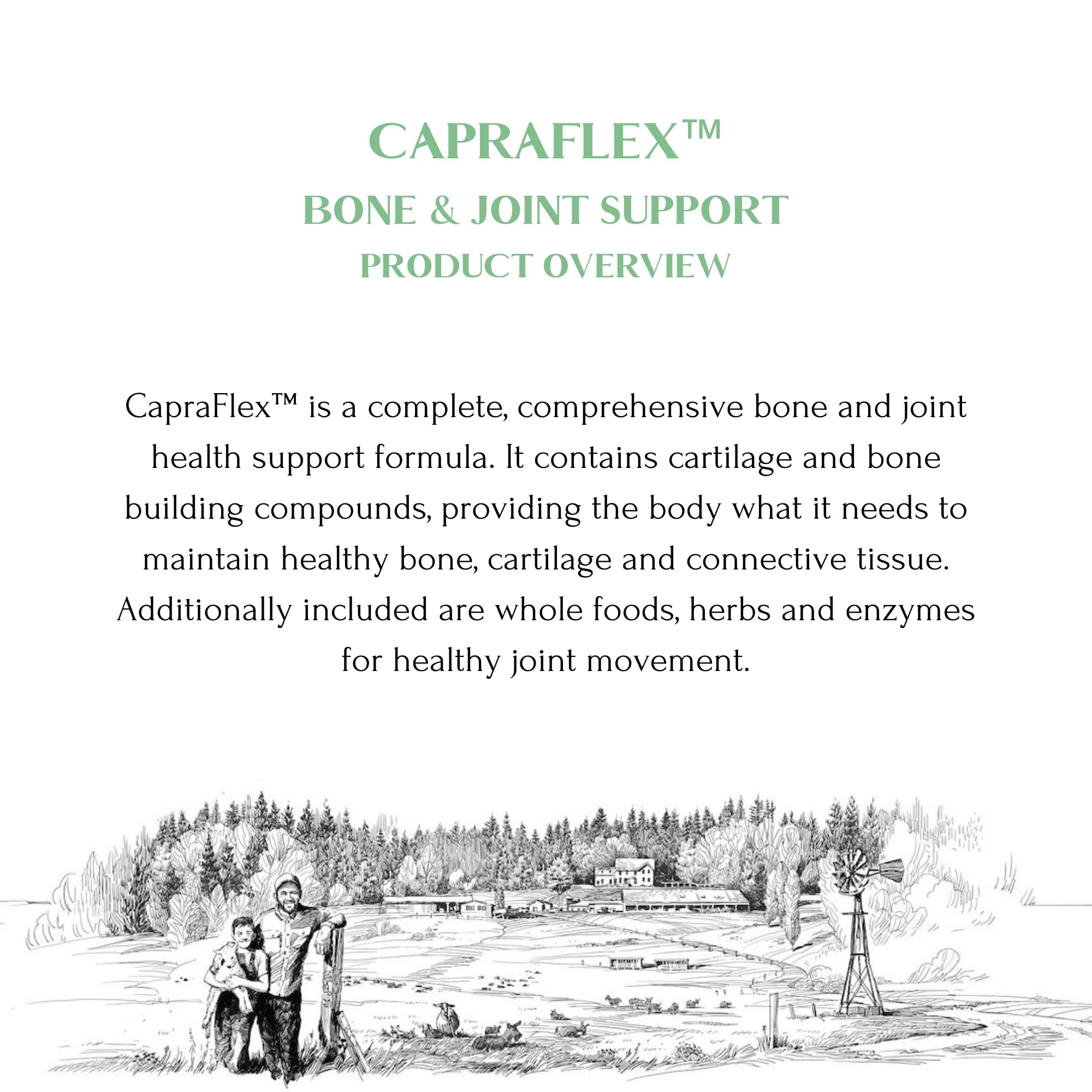 CapraFlex by Mt. Capra | Bone and Joint Support Supplement with Chicken Collagen, Hyaluronic Acid, Turmeric, and Herbs for Joint Vitality | 30 Servings - 120 Capsules Mt Capra Au supplements