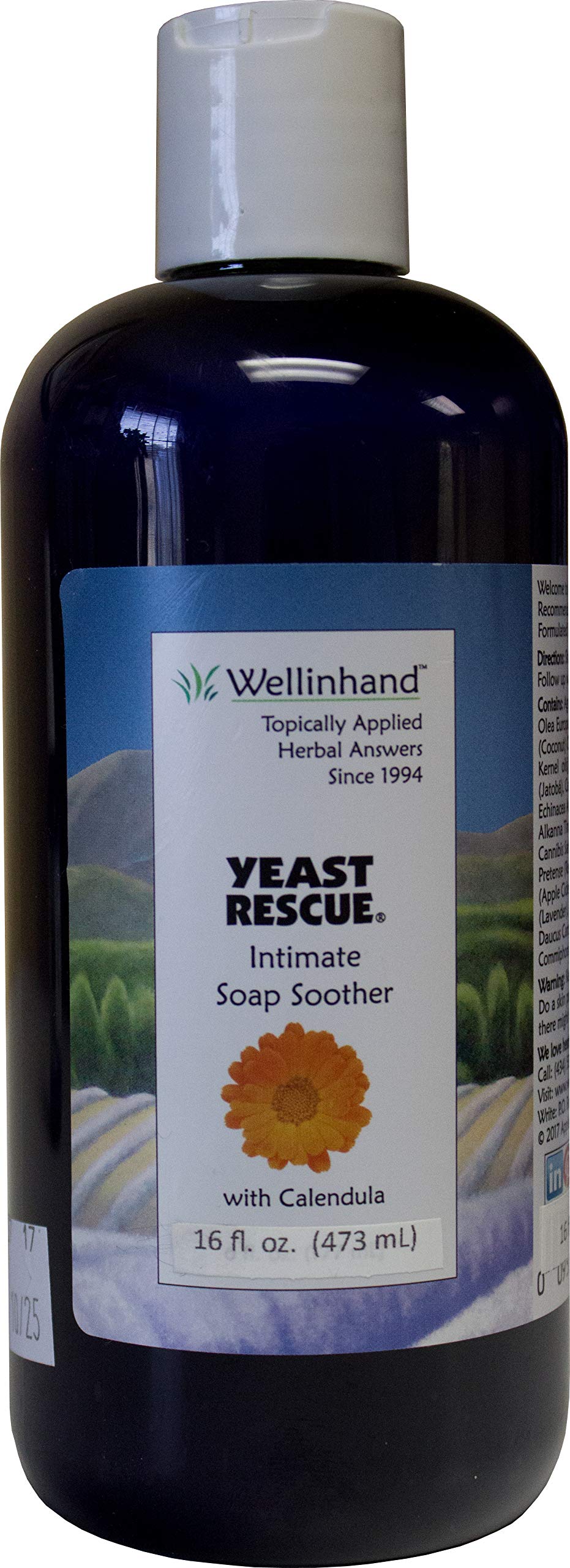Yeast Rescue Soap Soother 16 fl.oz. Refill Economy Well-In-Hand Au supplements