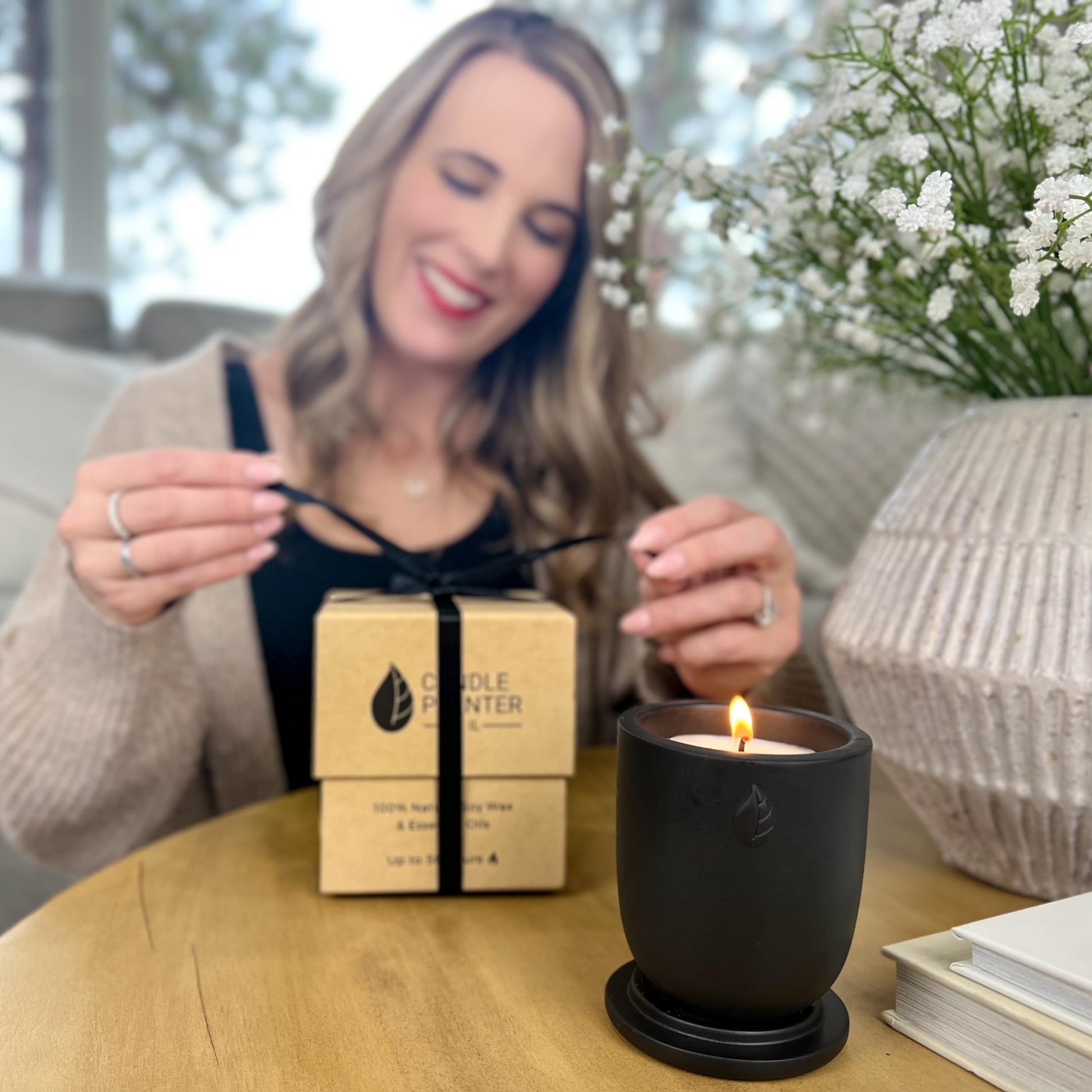 CandlePlanter Concrete Cement Candle Planter - Candles for Home Scented, Soy Candles CANDLEPLANTER Au supplements
