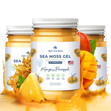 TrueSeaMoss Wildcrafted Irish Sea Moss Gel –7 Flavors- Nutritious Organic Raw TrueSeaMoss Au supplements
