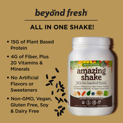 Beyond Fresh Amazing Shake, Superfood Formula, Plant Protein Based, Low Net Carbs Beyond FreshUS supplements