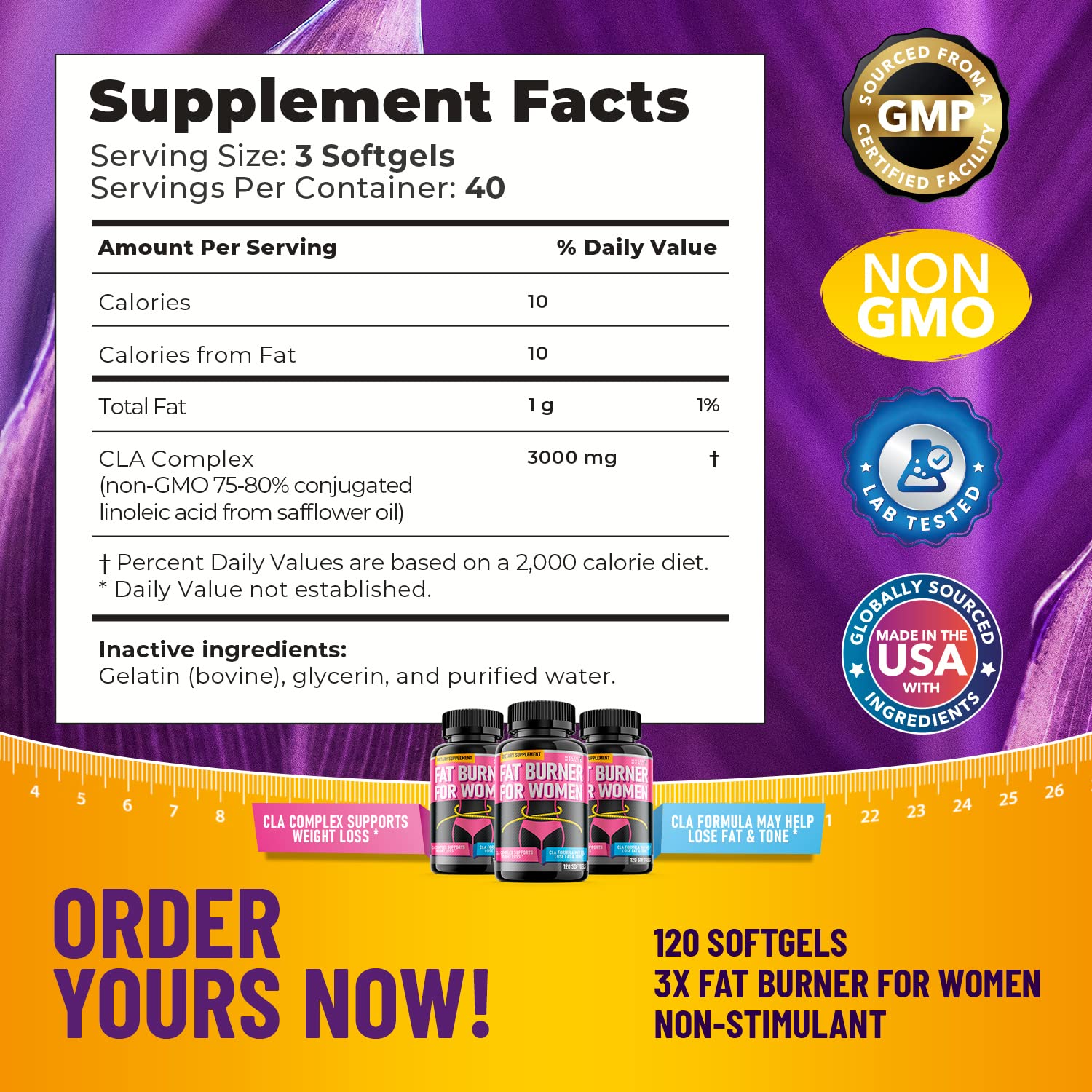 Helix Heal Belly Fat Burner for Women - Lose Stomach Fat w/Softgel Diet Pills Helix Heal Au supplements