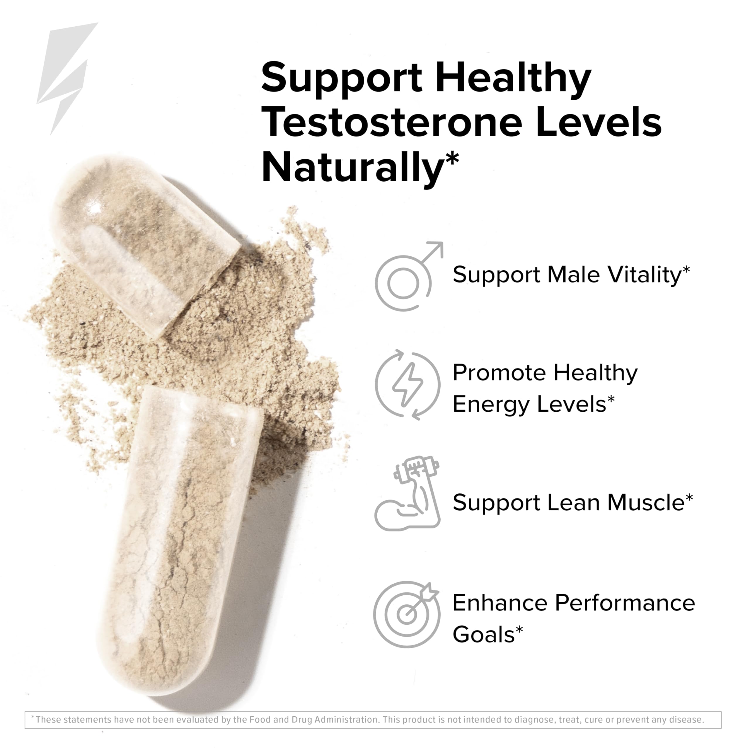 InnoSupps T-Drive Magnum Testosterone Booster Enhance Peak Performance Amplify Muscle Growth, Increase Libido & Energy Levels, Horny Goat Weed Tongkat Ali, Zinc, Fenugreek, Fat Burner 90 Caps/30 Days InnoSupps Au supplements