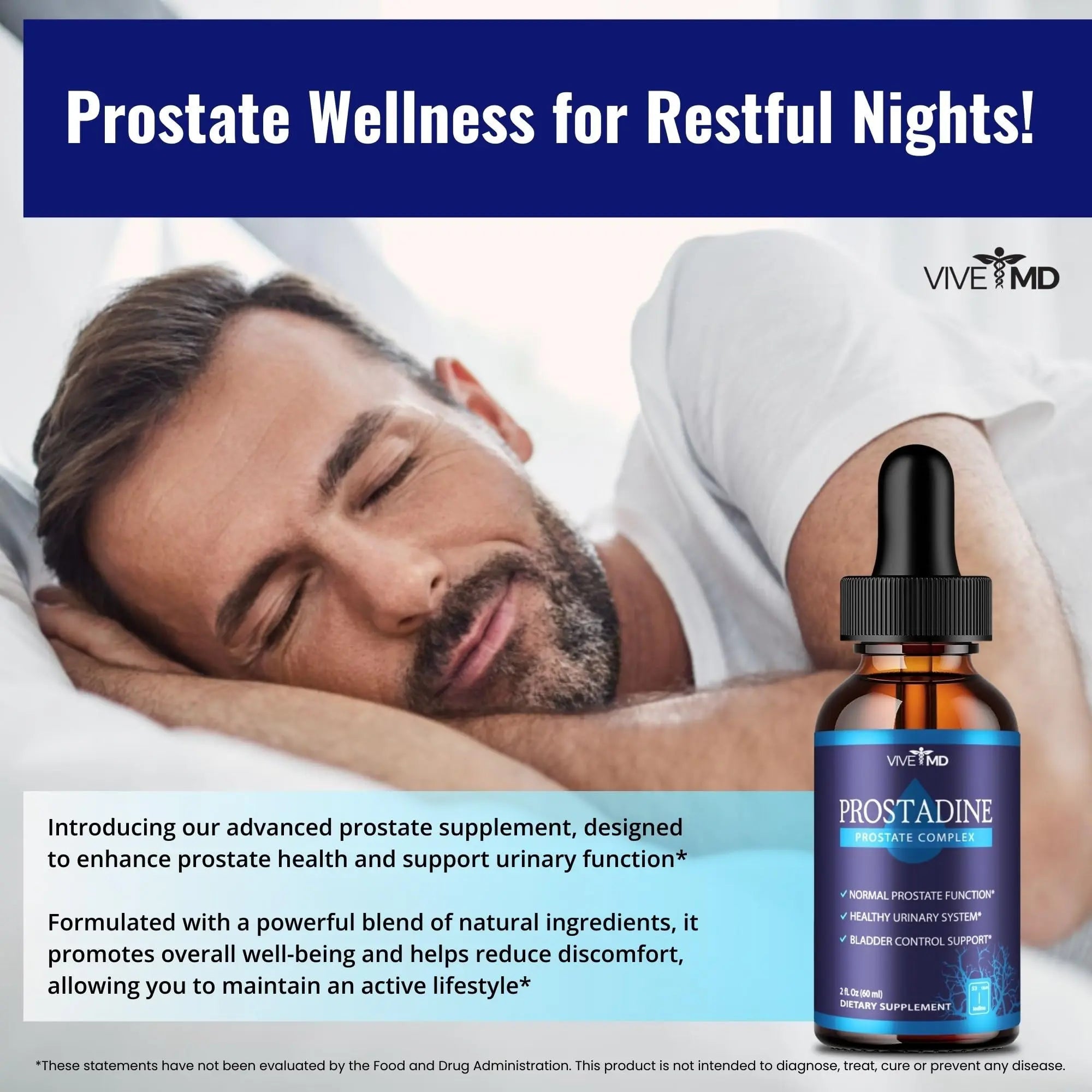 VIVE MD Prostadine Drops for Prostate Health, Bladder Urinating Issues - Prostadine Official Drop Formula - Extra Strength with Pomegranate, Prostadine Reviews (Package of 1) VIVE MD Au supplements
