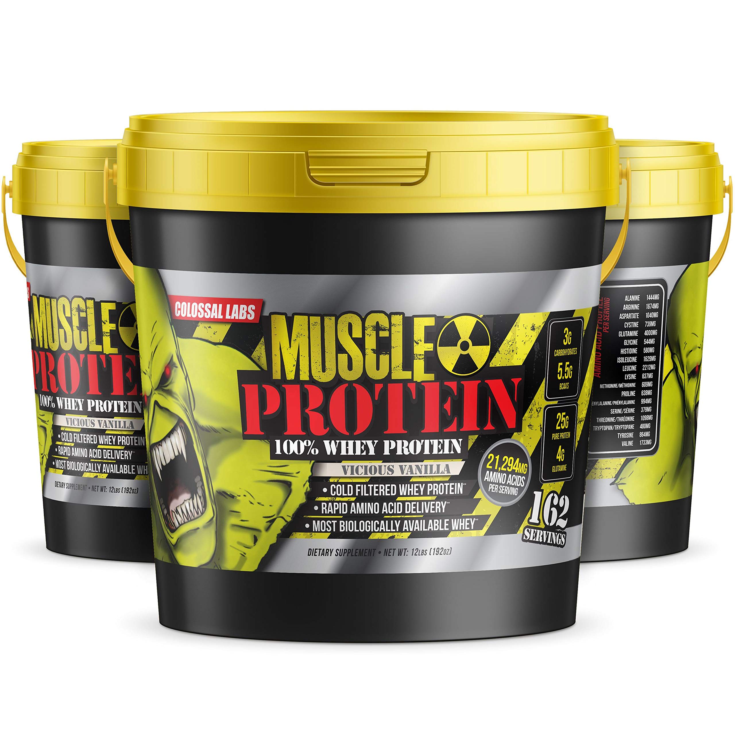 COLOSSAL LABS Muscle Protein Whey Powder [12 lbs/Pack of 1]–Chocolate Protein COLOSSAL LABS Au supplements