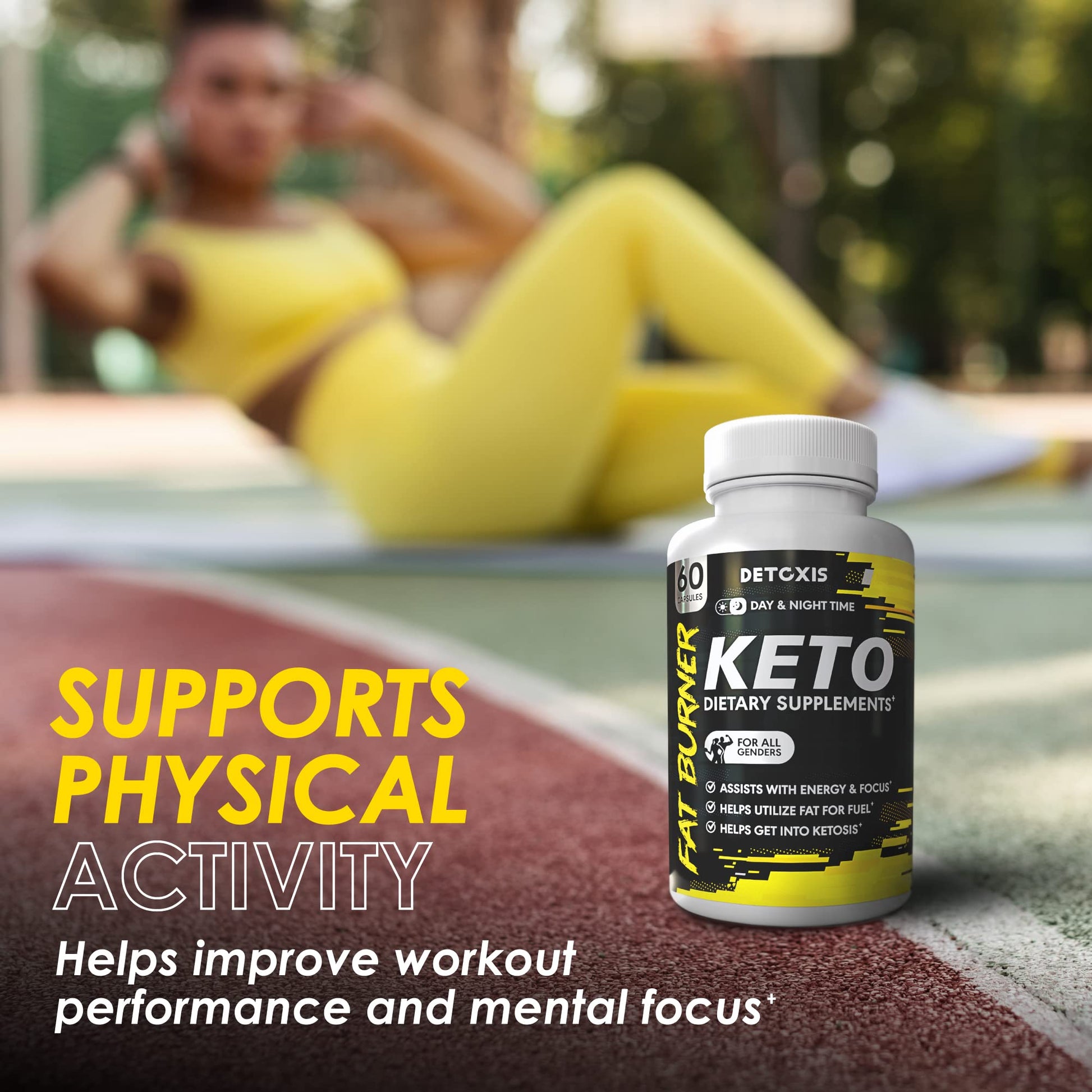 Keto Pills - 60 Ketogenic Diet Support Capsules - Keto Weight Management - Increase Detoxis Au supplements